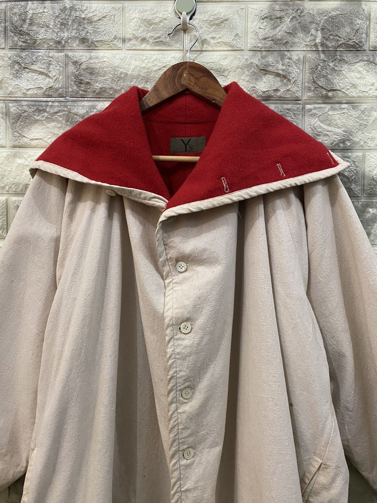 Vintage × Y's × Yohji Yamamoto 🔥Archive🔥Vintage 90’s Yohji Yamamoto Overcoat Size US L / EU 52-54 / 3 - 13 Thumbnail