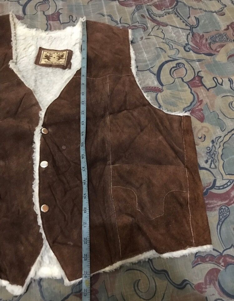 Leather Agua azul leather vest nice design size L Size US L / EU 52-54 / 3 - 10 Thumbnail