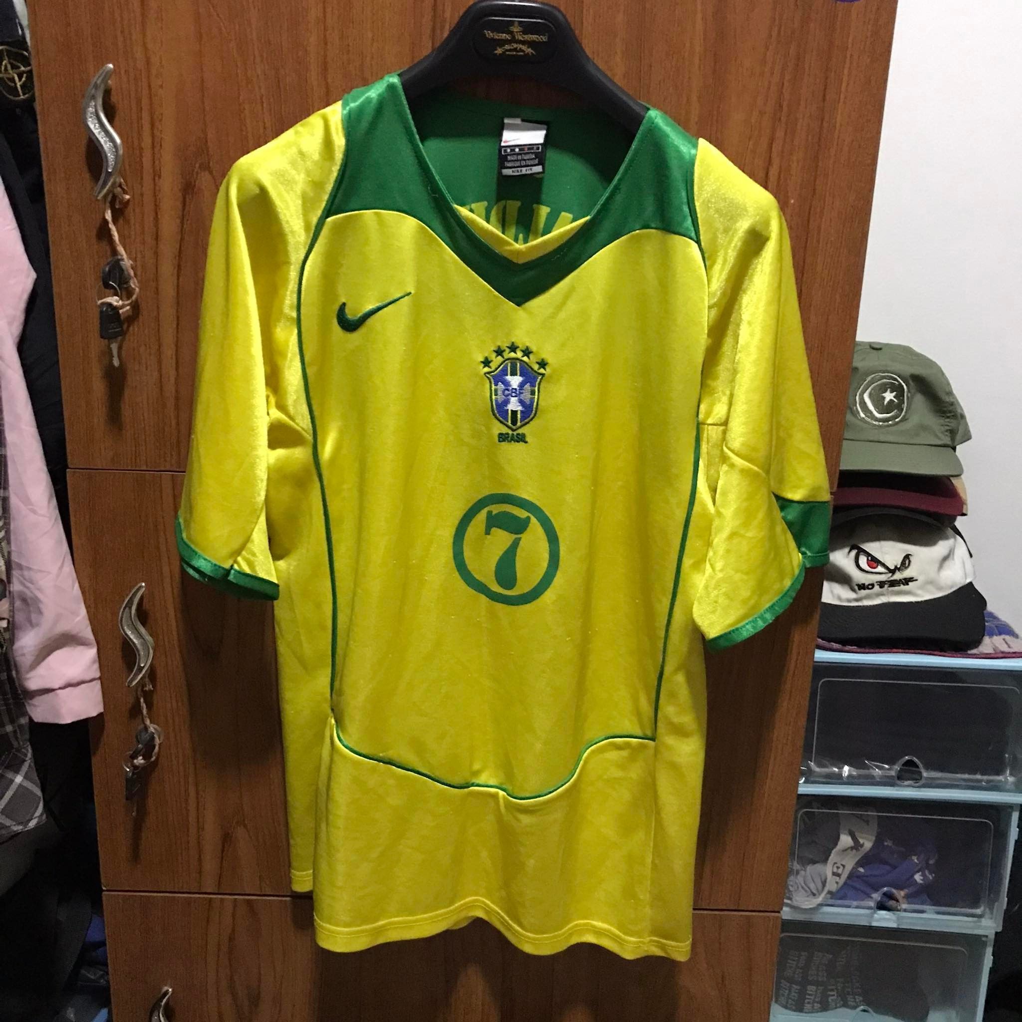 Nike Nike Ronaldinho No.7 Brazil Football Team Tee Size US S / EU 44-46 / 1 - 1 Thumbnail