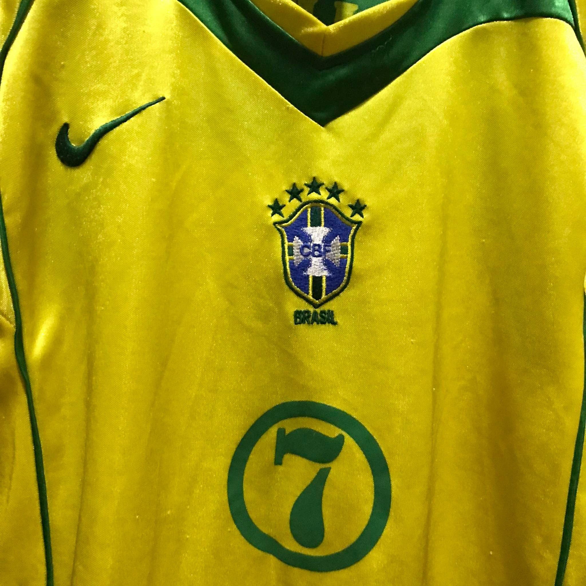 Nike Nike Ronaldinho No.7 Brazil Football Team Tee Size US S / EU 44-46 / 1 - 3 Thumbnail