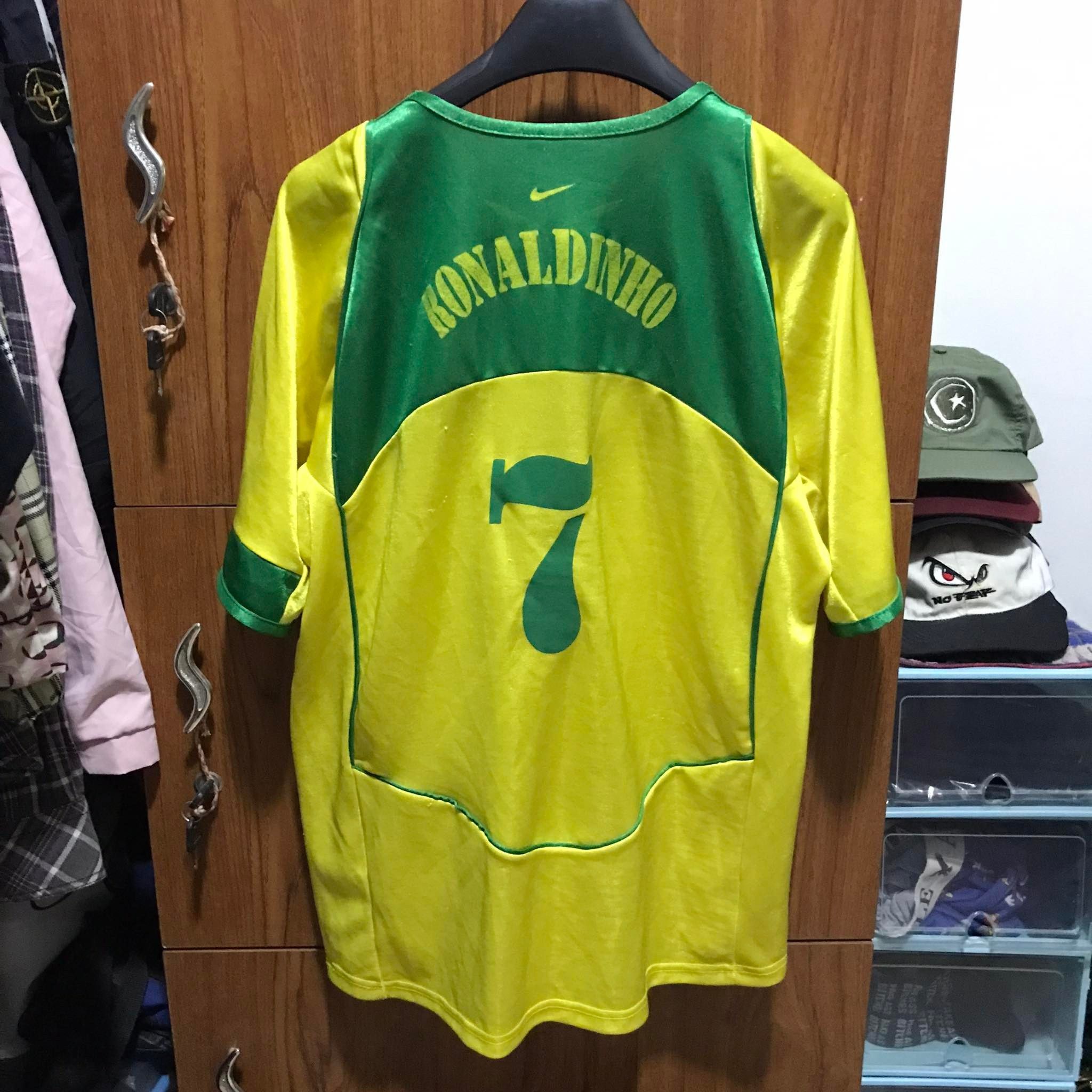 Nike Nike Ronaldinho No.7 Brazil Football Team Tee Size US S / EU 44-46 / 1 - 2 Thumbnail