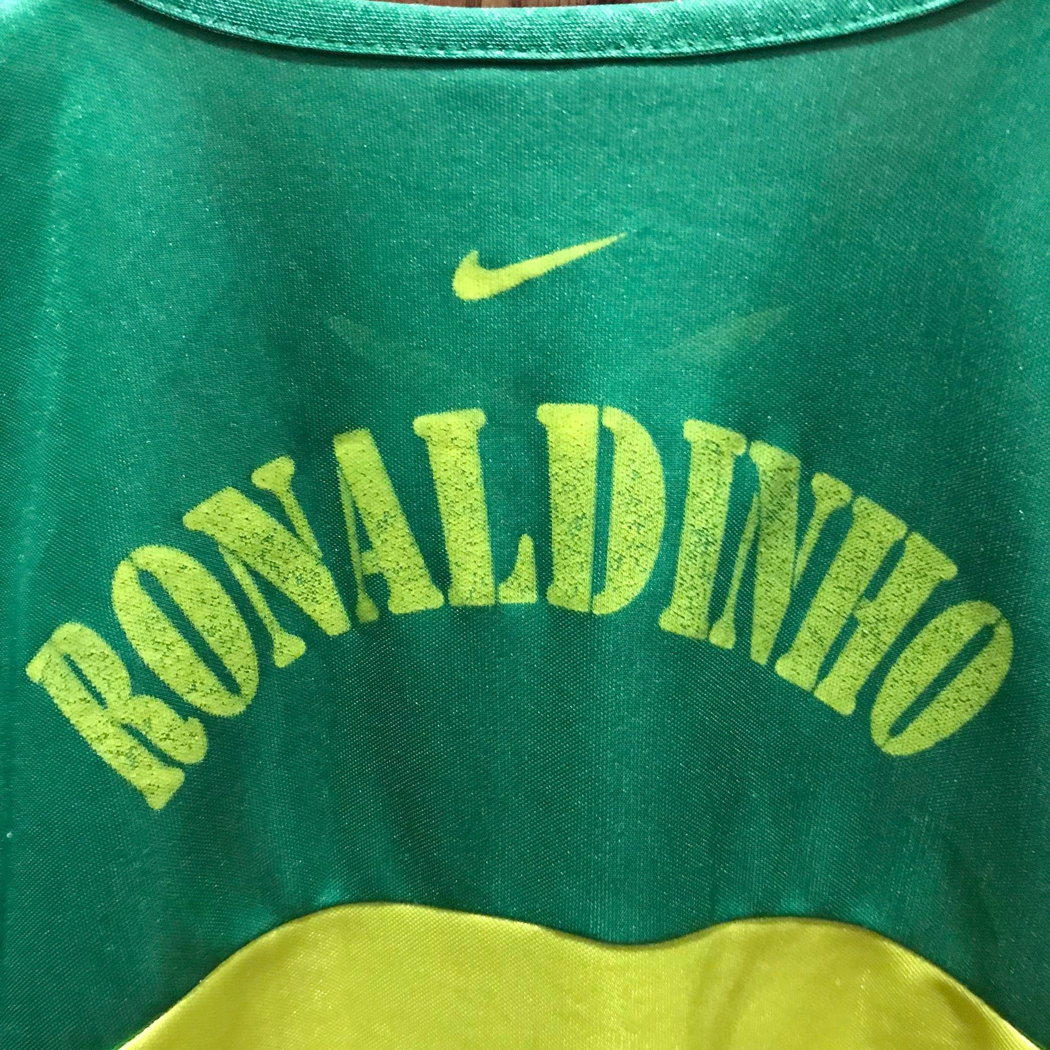 Nike Nike Ronaldinho No.7 Brazil Football Team Tee Size US S / EU 44-46 / 1 - 4 Thumbnail