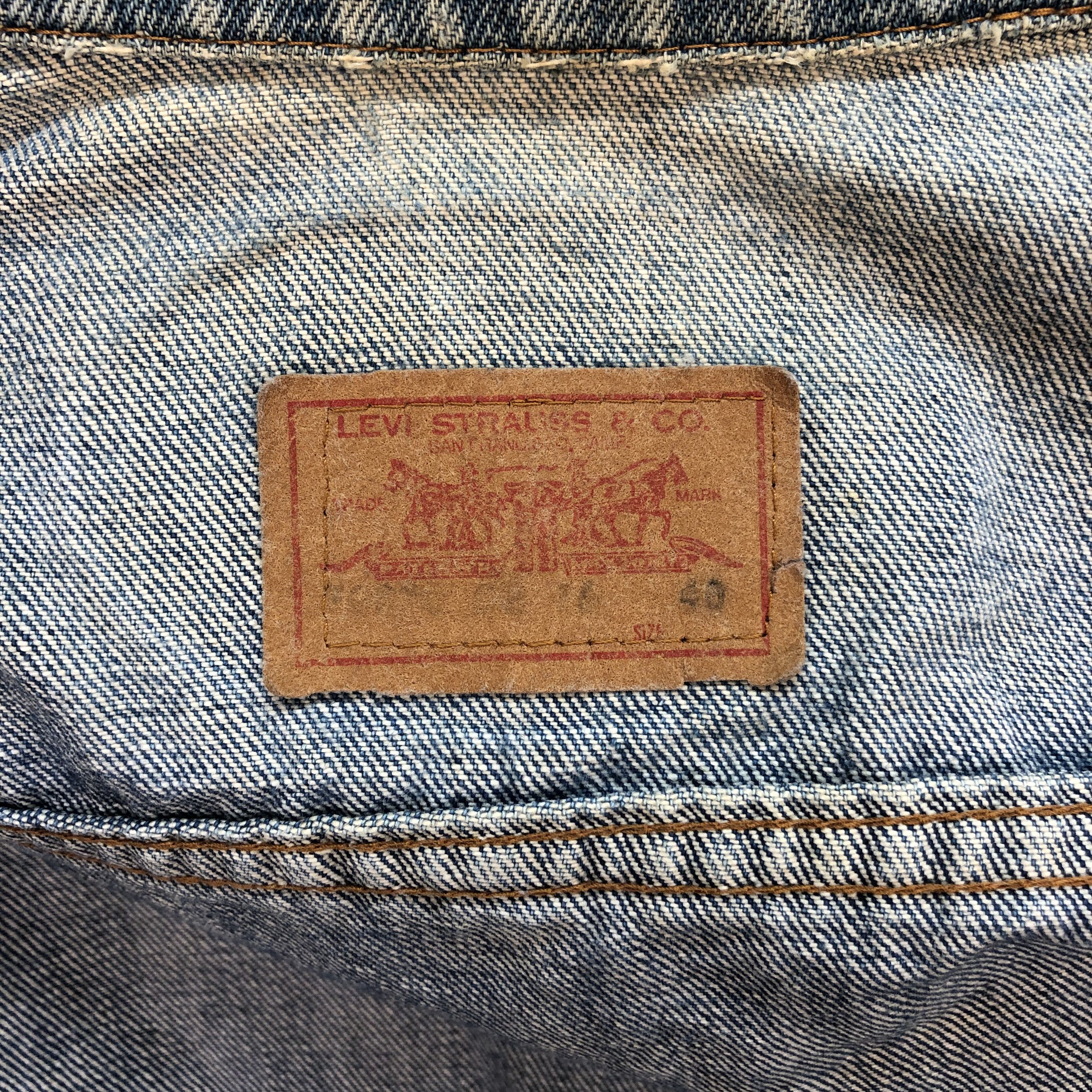 Levi's VTG LEVI'S MADE IN FRANCE DENIM JACKET BUTTON 276 #5557-197 Size US S / EU 44-46 / 1 - 11 Thumbnail