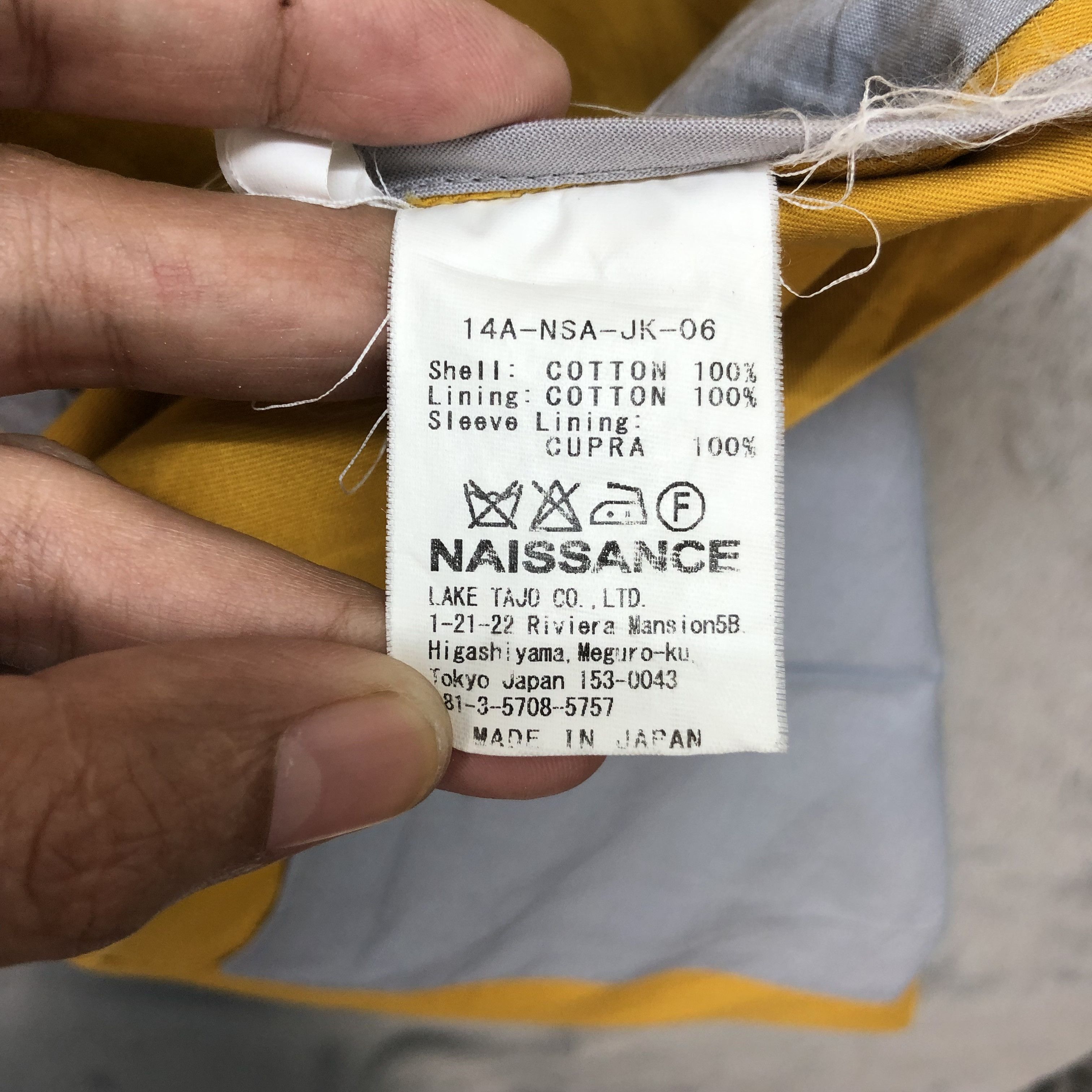 Naissance NAISSANCE MADE IN JAPAN YELLOW COAT #5517-195 Size US M / EU 48-50 / 2 - 8 Thumbnail