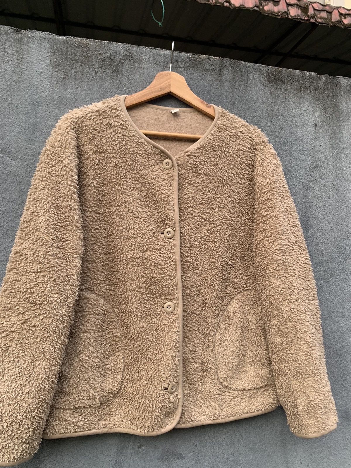 Uniqlo 👹Uniqlo Brown Fleece Jacket Size US M / EU 48-50 / 2 - 7 Thumbnail