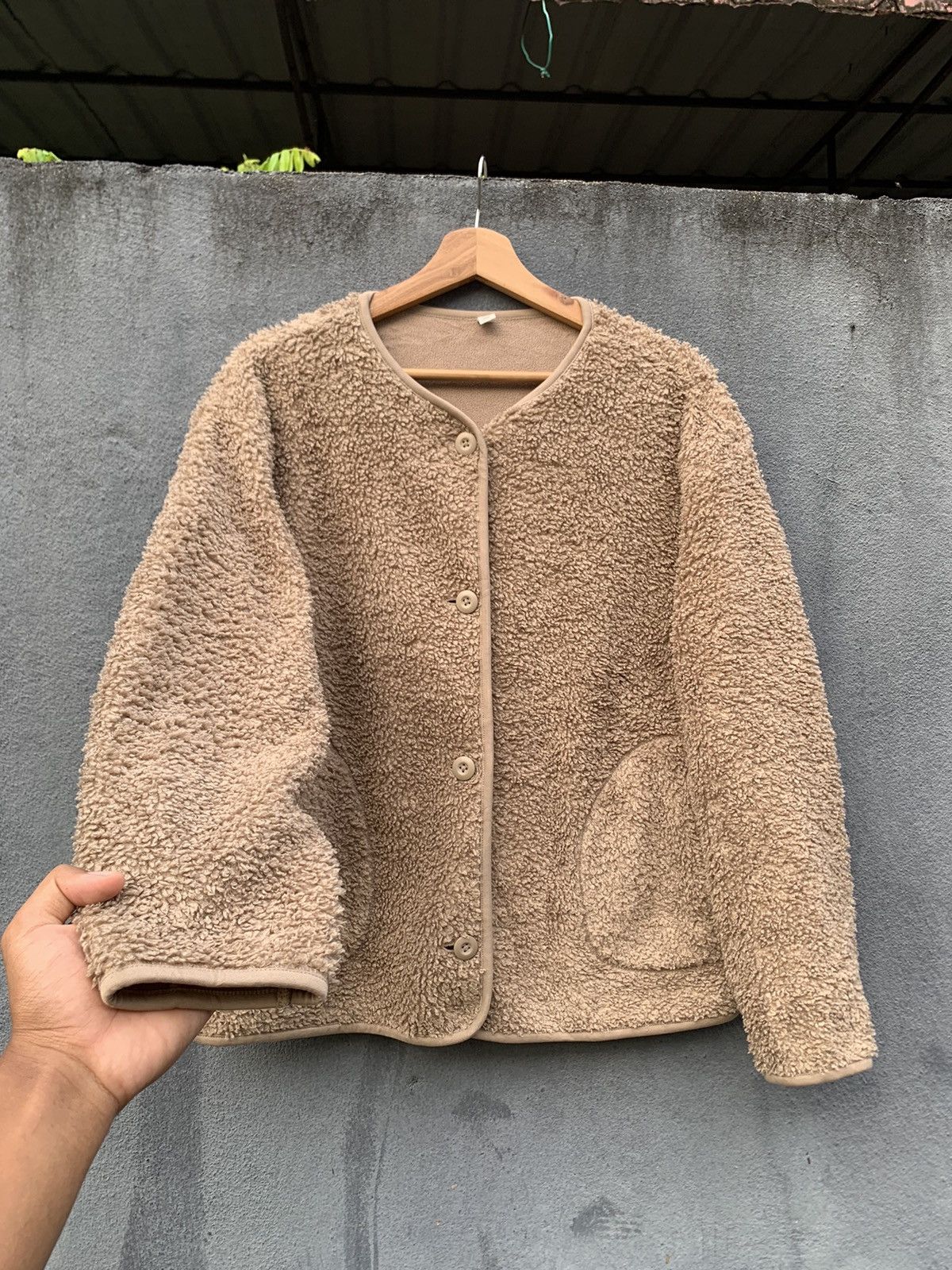 Uniqlo 👹Uniqlo Brown Fleece Jacket Size US M / EU 48-50 / 2 - 3 Thumbnail