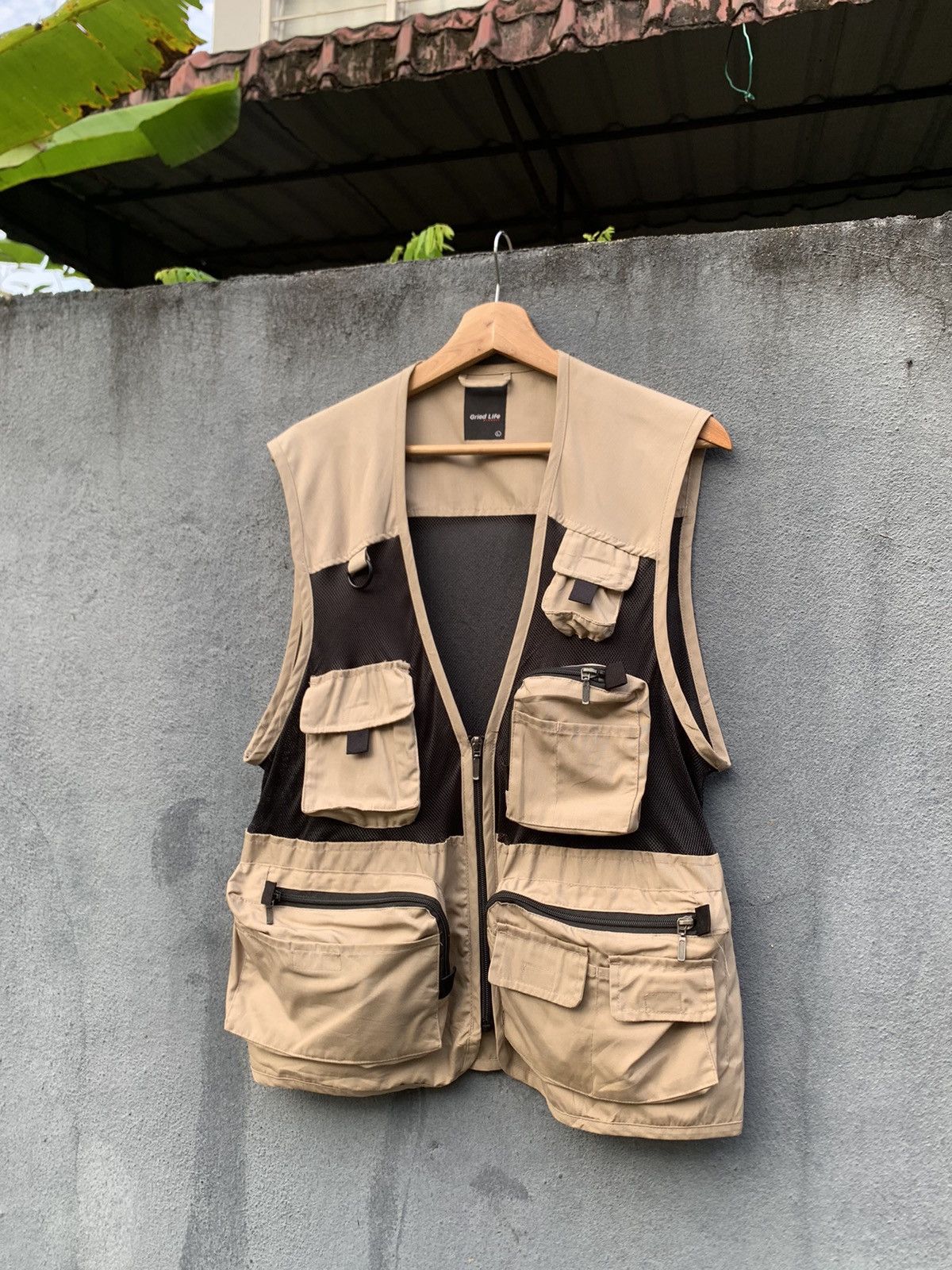 Japanese Brand 👹Vintage Brown Tactical Vest Size US M / EU 48-50 / 2 - 1 Thumbnail