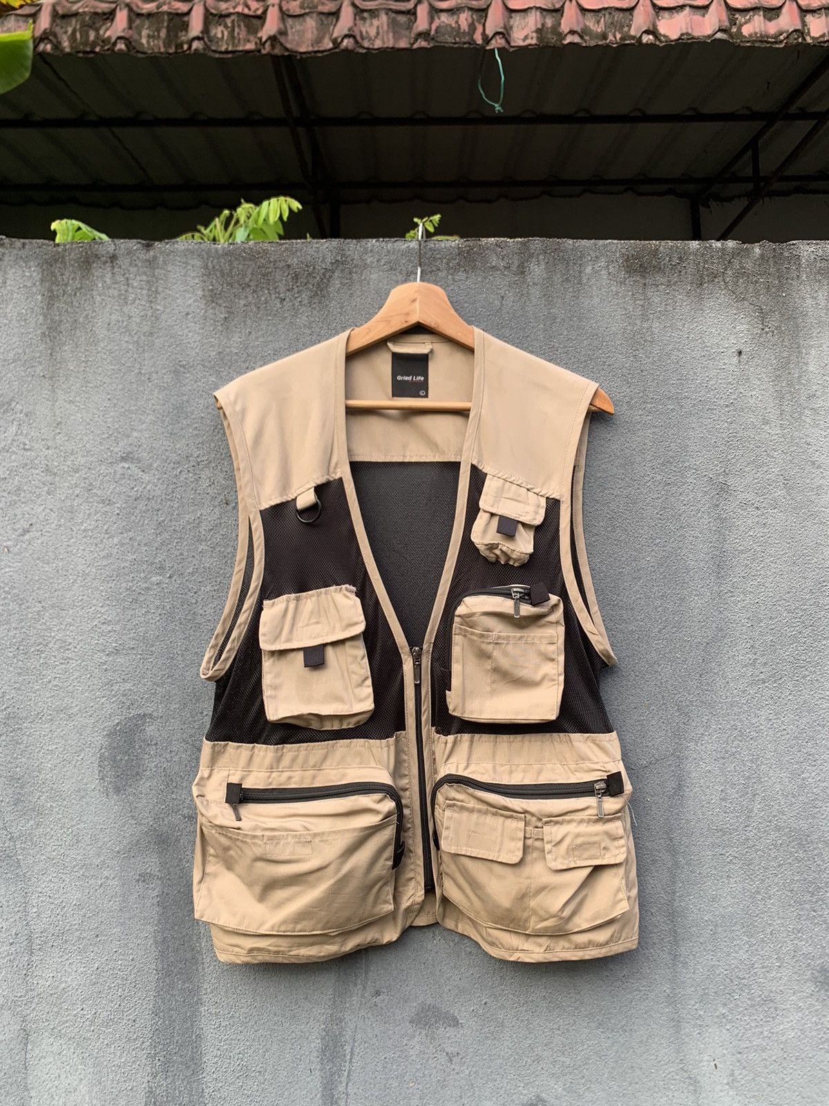 Japanese Brand 👹Vintage Brown Tactical Vest Size US M / EU 48-50 / 2 - 2 Thumbnail