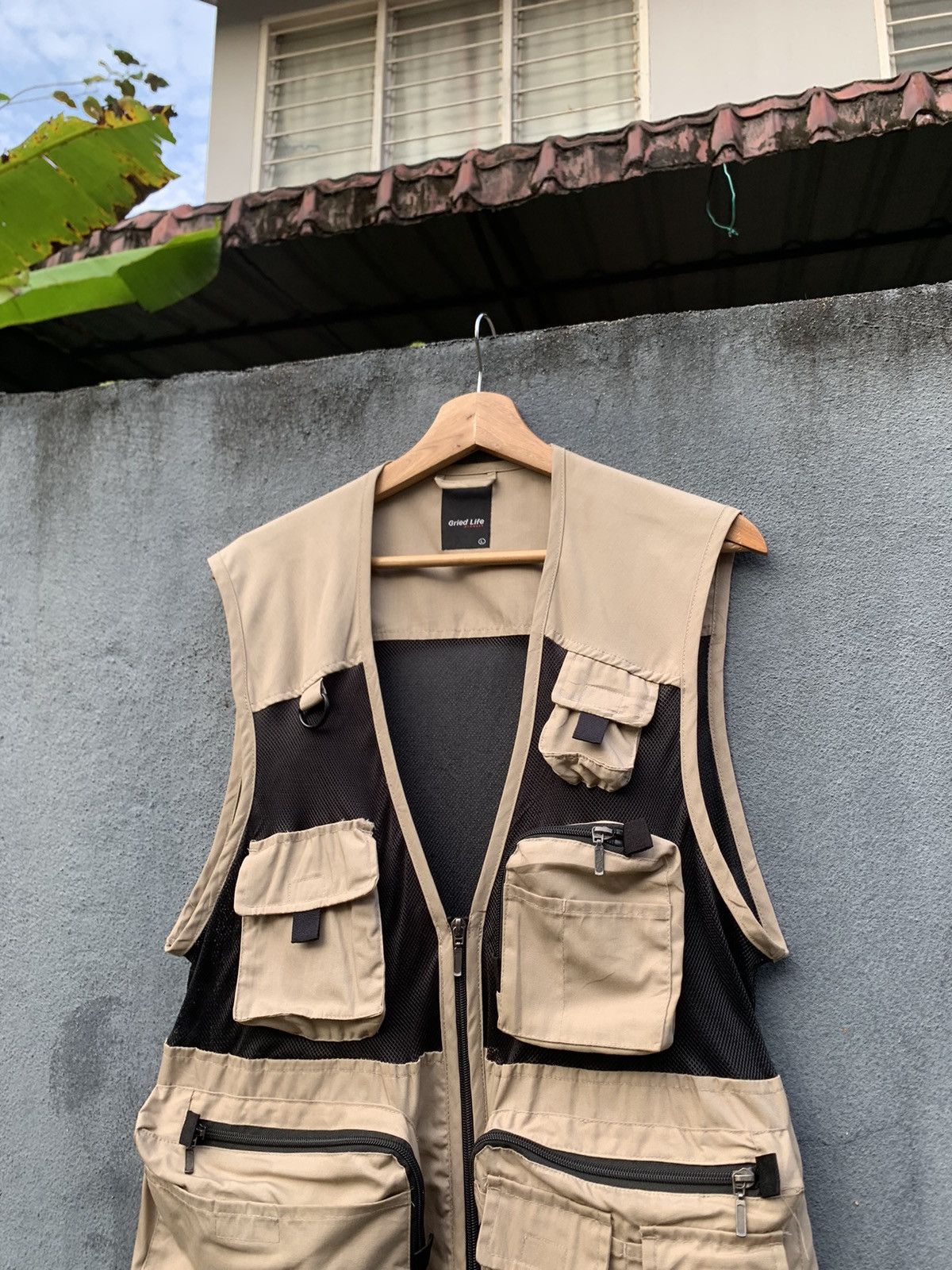 Japanese Brand 👹Vintage Brown Tactical Vest Size US M / EU 48-50 / 2 - 5 Thumbnail