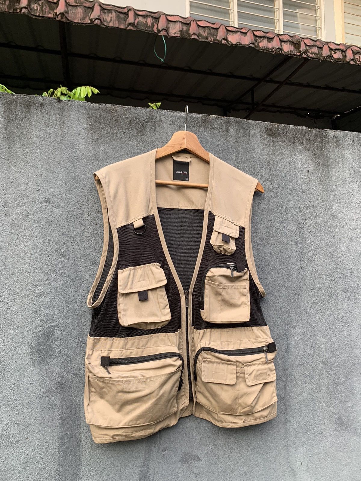 Japanese Brand 👹Vintage Brown Tactical Vest Size US M / EU 48-50 / 2 - 3 Thumbnail