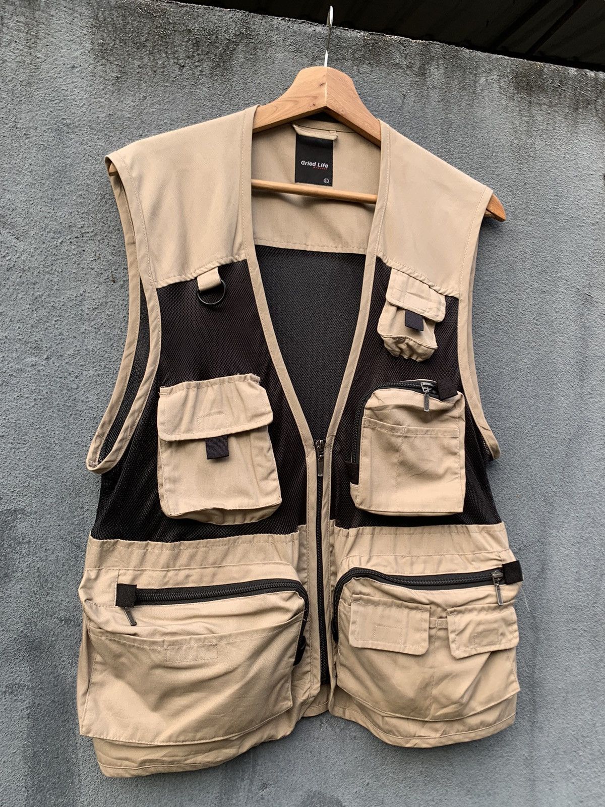 Japanese Brand 👹Vintage Brown Tactical Vest Size US M / EU 48-50 / 2 - 6 Thumbnail