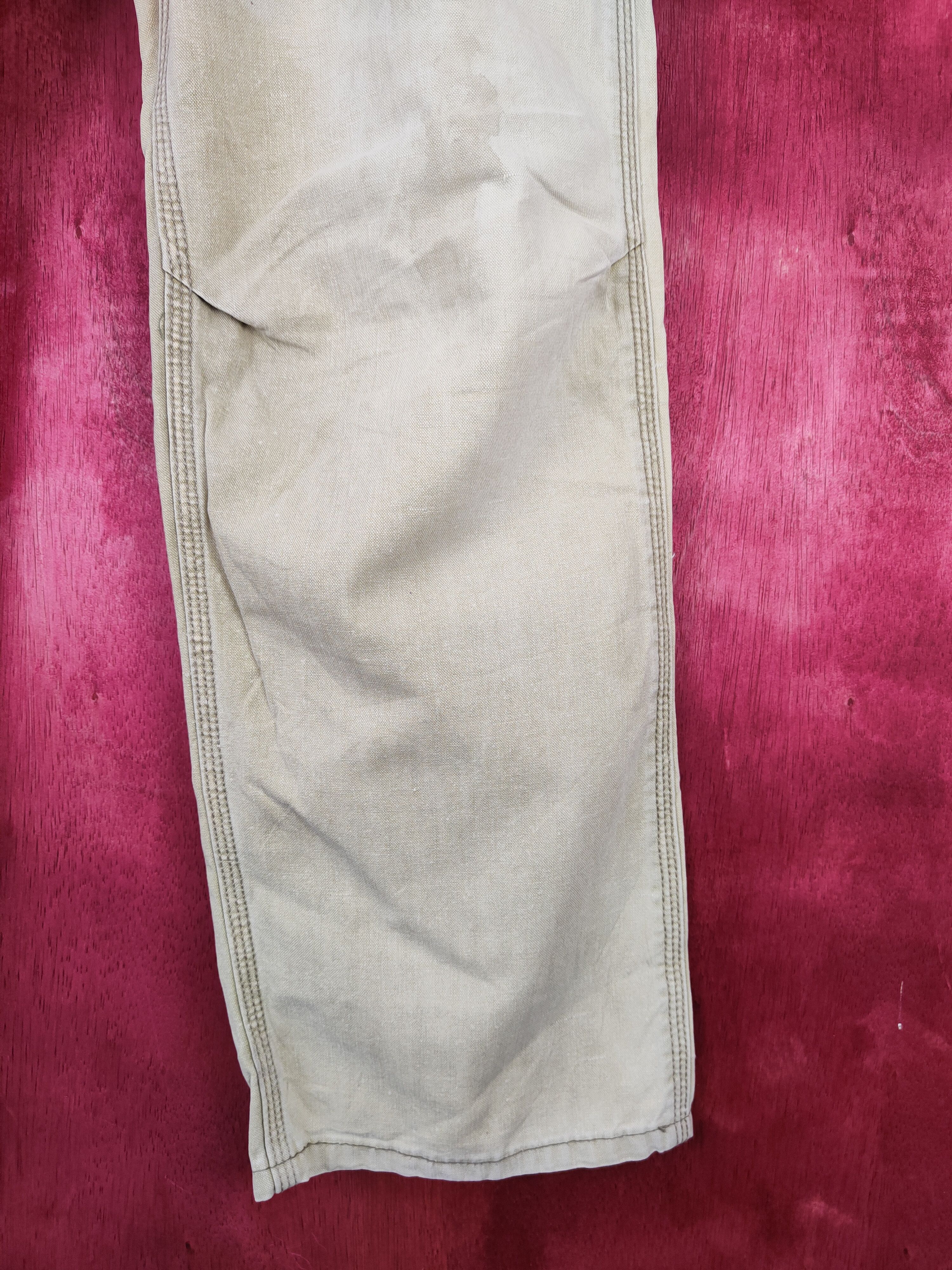 Japanese Brand Blue Way Faded Light Green Tactical Cargo Pants #S559 Size US 34 / EU 50 - 6 Thumbnail
