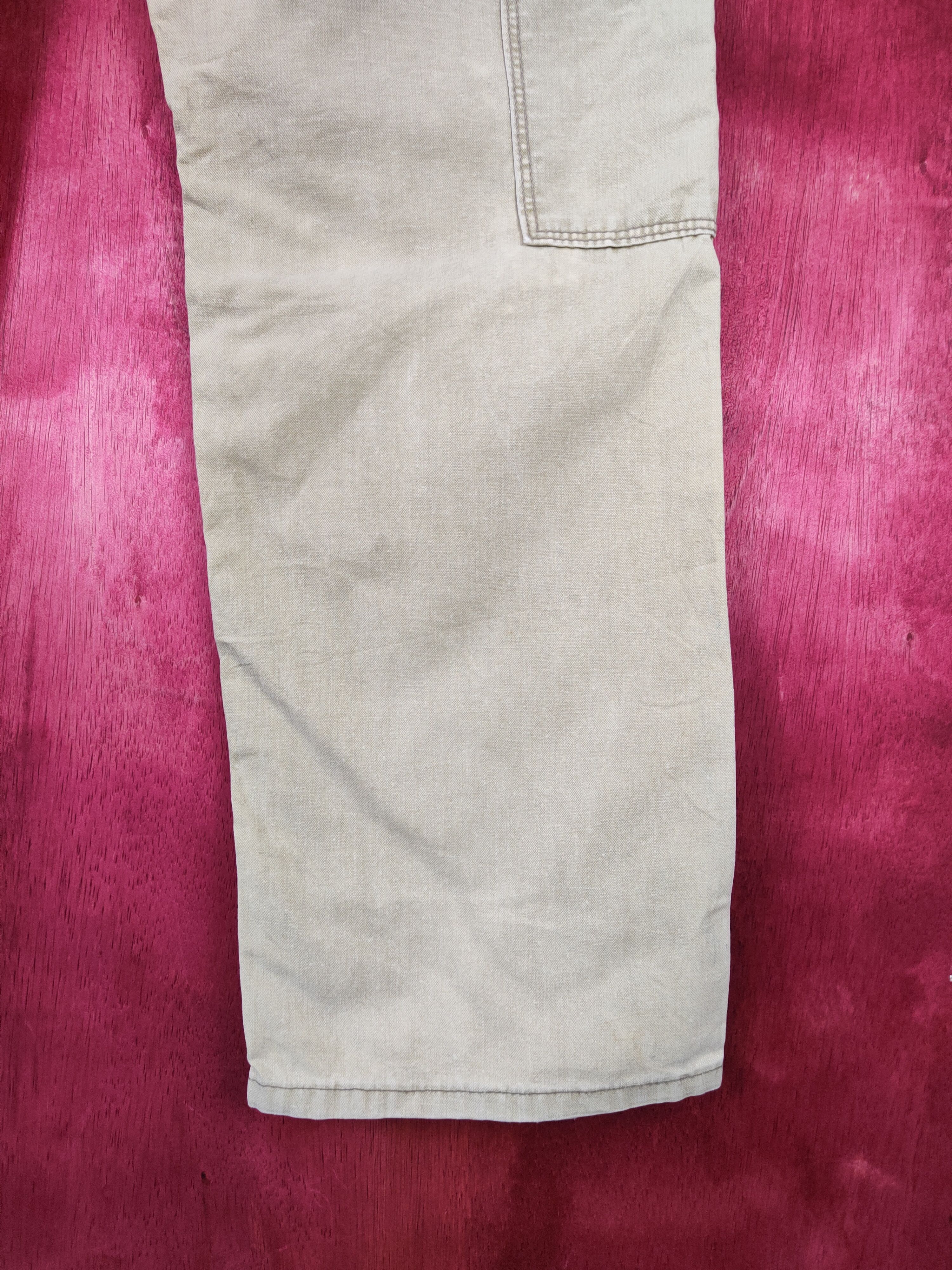 Japanese Brand Blue Way Faded Light Green Tactical Cargo Pants #S559 Size US 34 / EU 50 - 12 Thumbnail