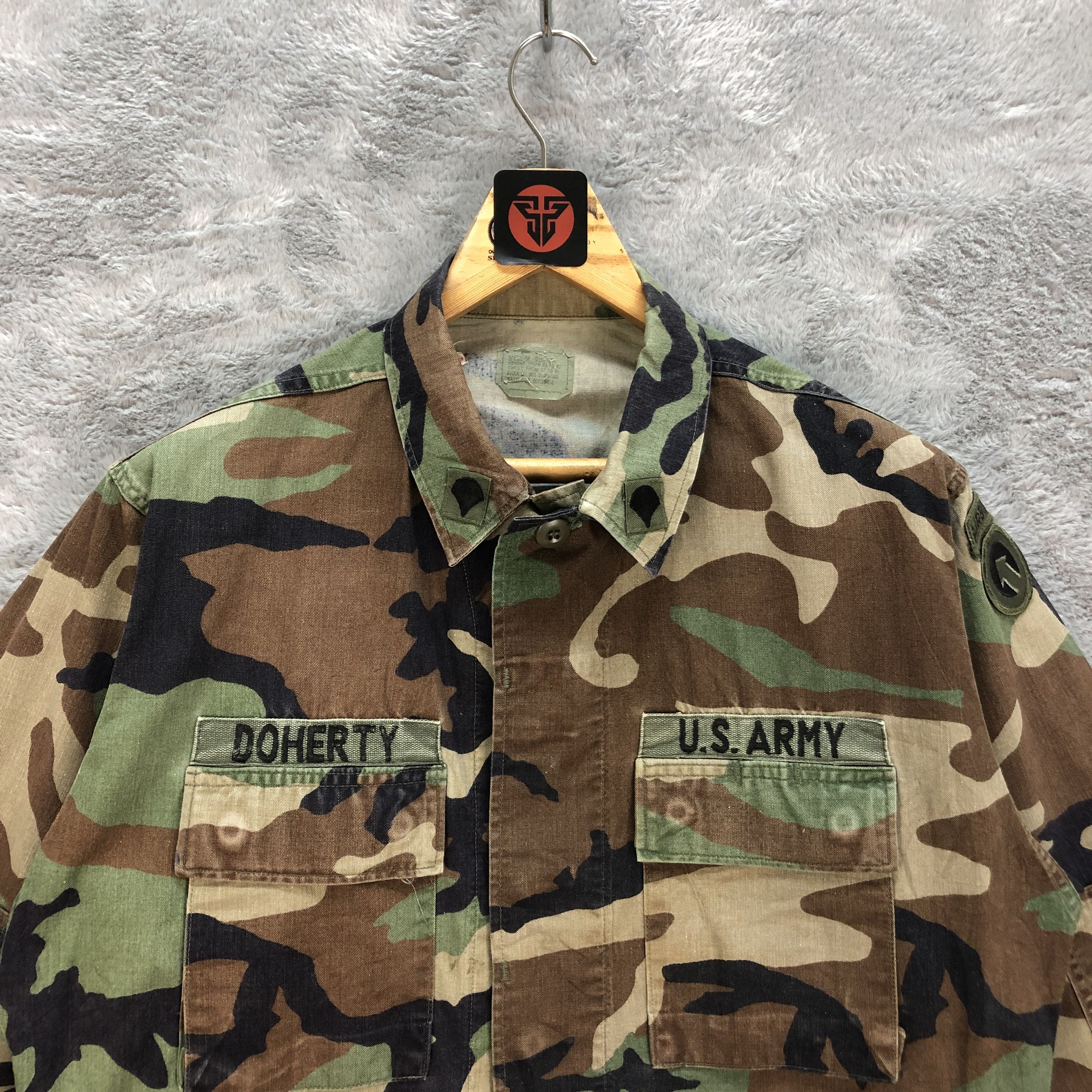 Vintage DOHERTY US ARMY AIRBORNE FIELD JACKET COMBAT JACKET #6341-63 Size US M / EU 48-50 / 2 - 2 Thumbnail