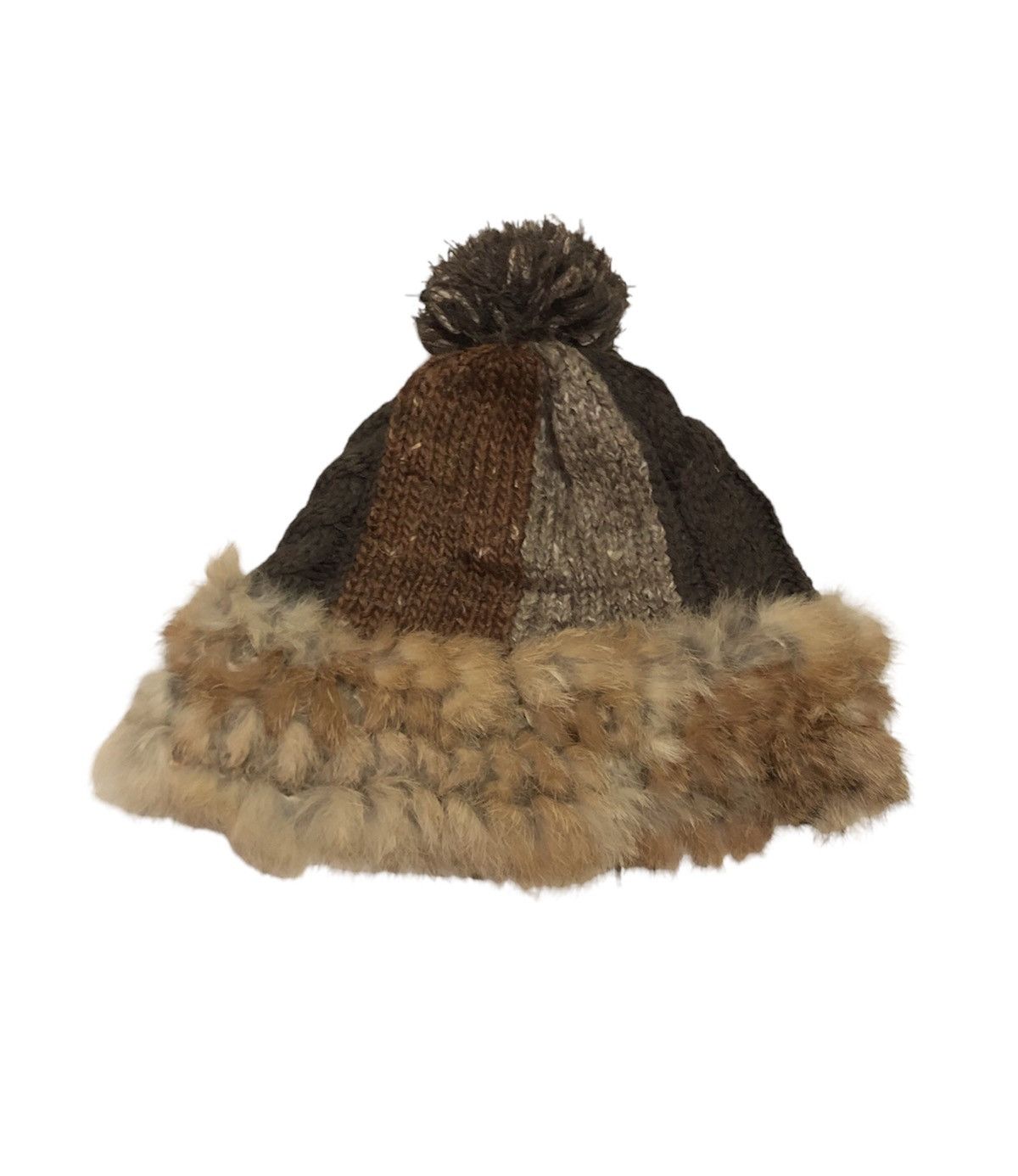 Designer × Japanese Brand Vintage Milsa Fur Beanie Hats Winter Hat Size ONE SIZE - 2 Thumbnail