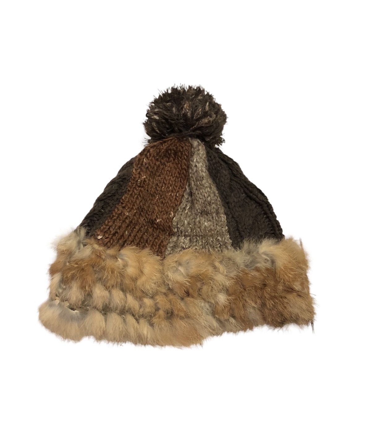 Designer × Japanese Brand Vintage Milsa Fur Beanie Hats Winter Hat Size ONE SIZE - 5 Thumbnail