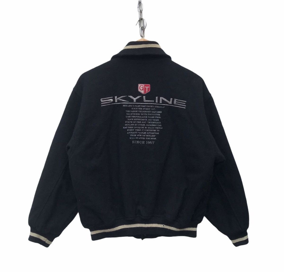 Sports Specialties Vintage Nissan Skyline GT Varsity Jacket Motorsport Jacket Size US M / EU 48-50 / 2 - 1 Thumbnail