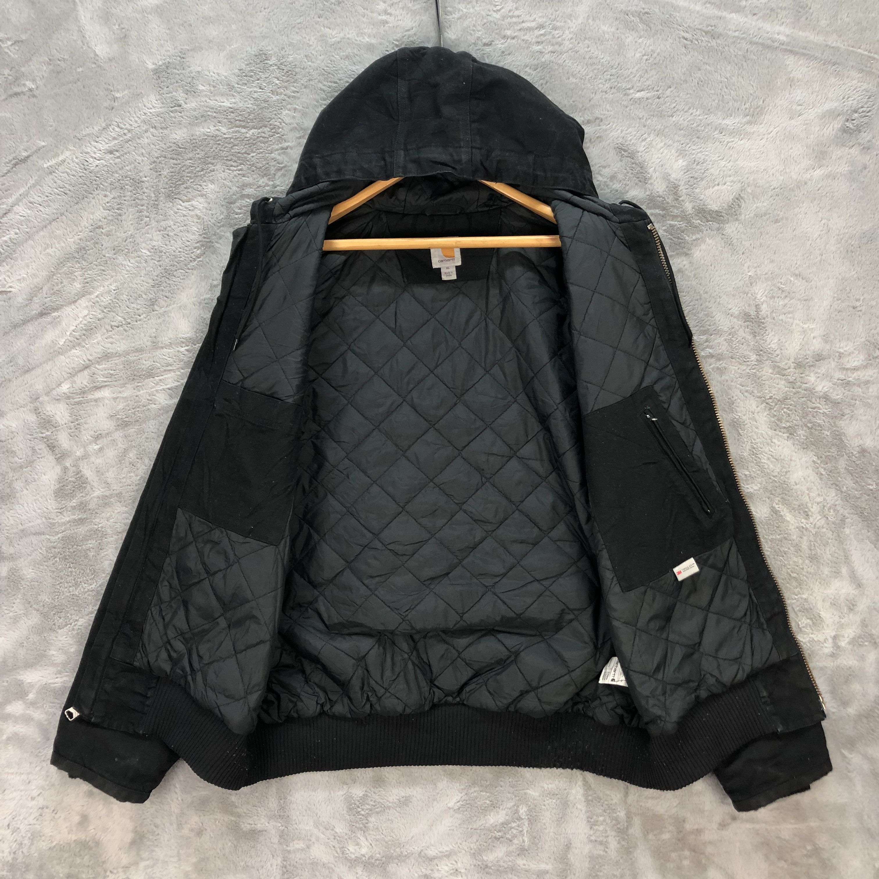 Carhartt CARHARTT HOODED JACKET / DUCK JACKET #6322-60 Size US XL / EU 56 / 4 - 9 Thumbnail