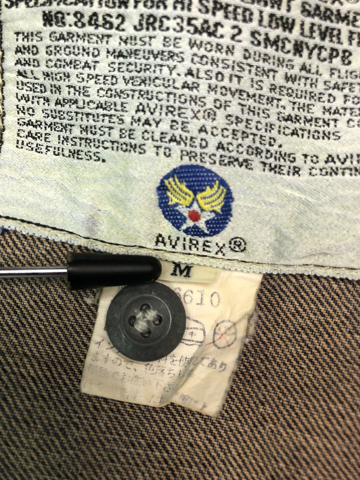 Avirex × Vintage Vintage Averix Fatigue Baker Denim Jeans Size US 29 - 8 Thumbnail