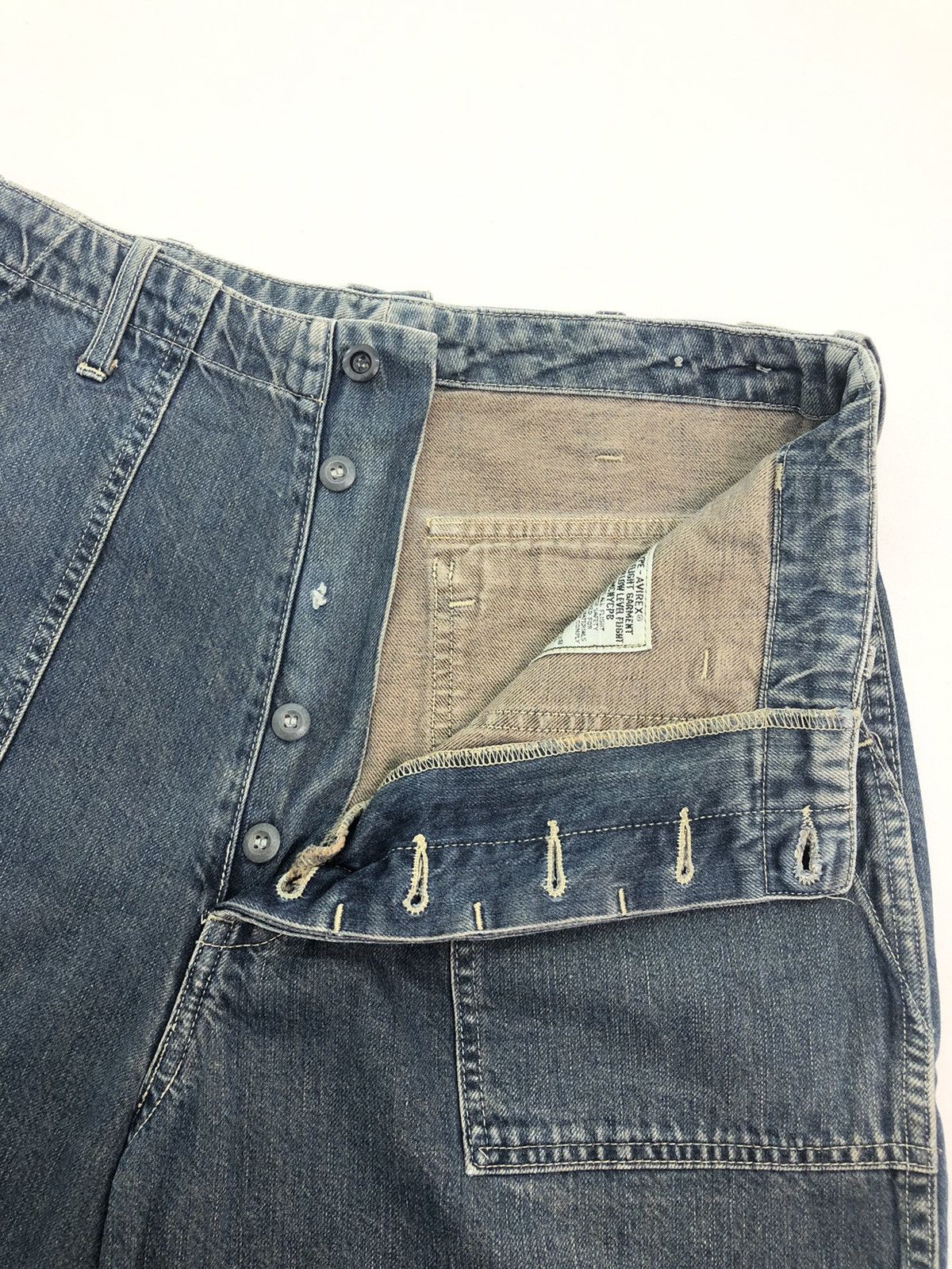 Avirex × Vintage Vintage Averix Fatigue Baker Denim Jeans Size US 29 - 6 Thumbnail