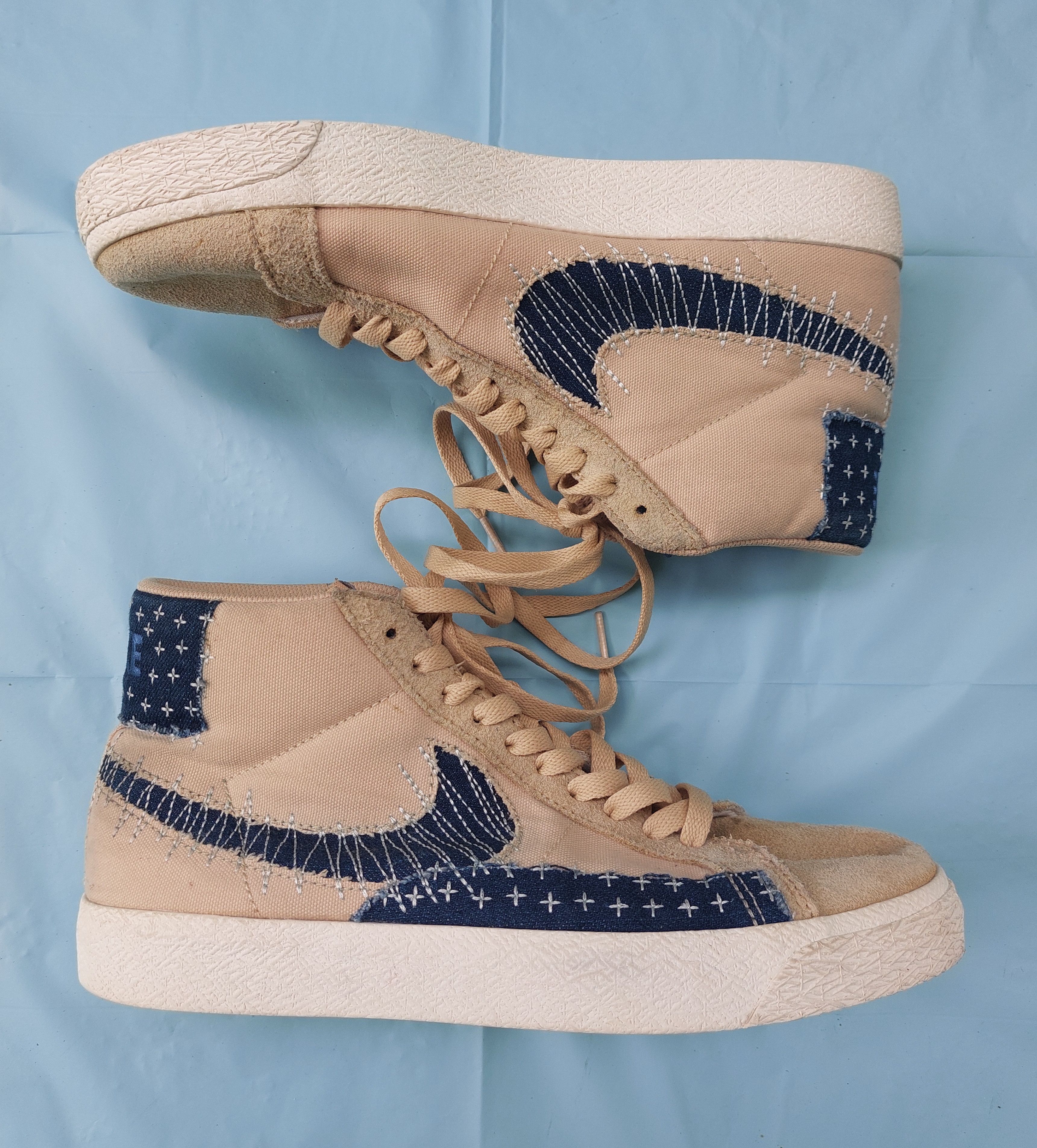 Nike NIKE SB blazer mid "SASHIKO" sneakers Size US 8 / EU 41 - 1 Thumbnail