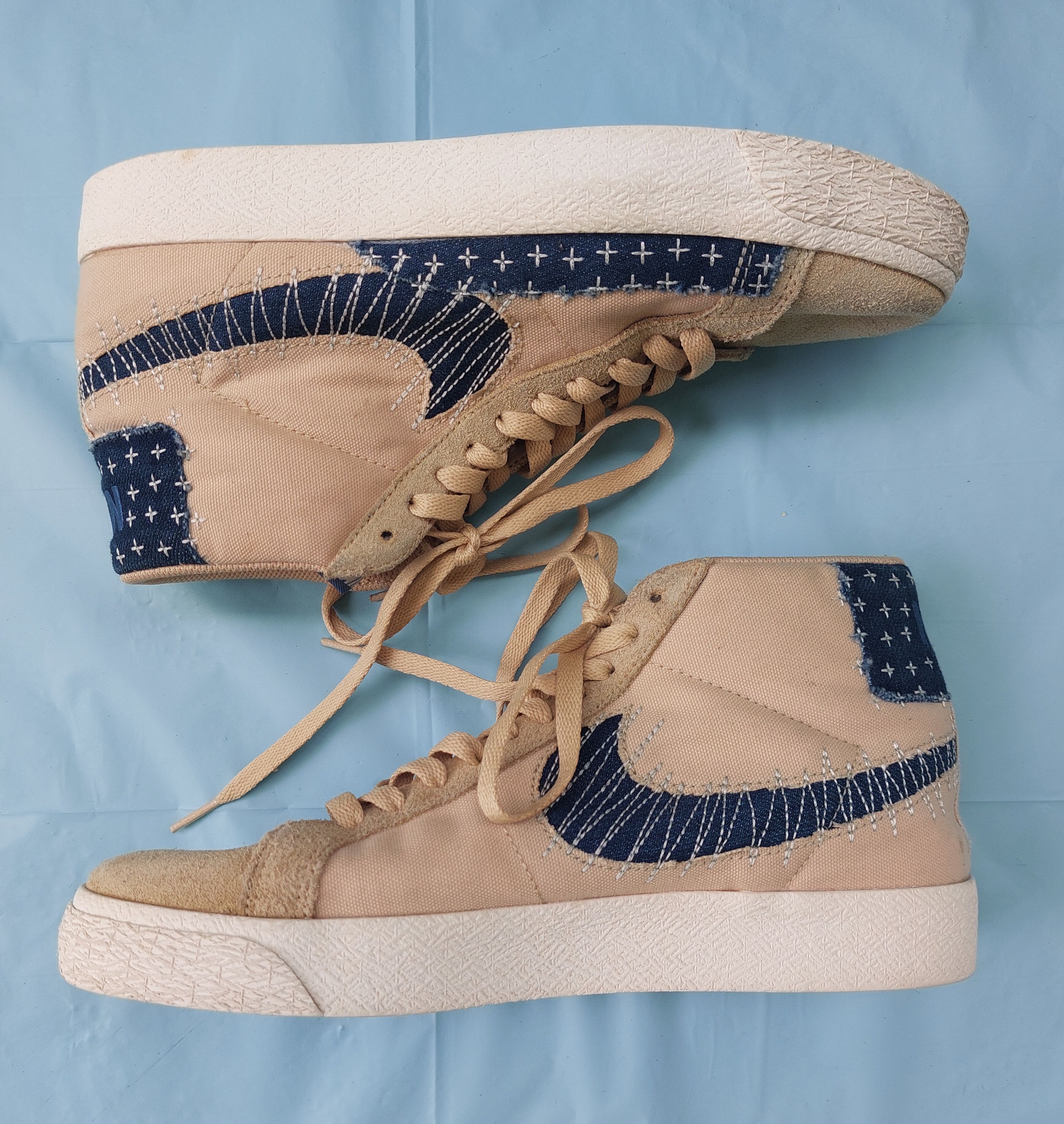 Nike NIKE SB blazer mid "SASHIKO" sneakers Size US 8 / EU 41 - 2 Thumbnail