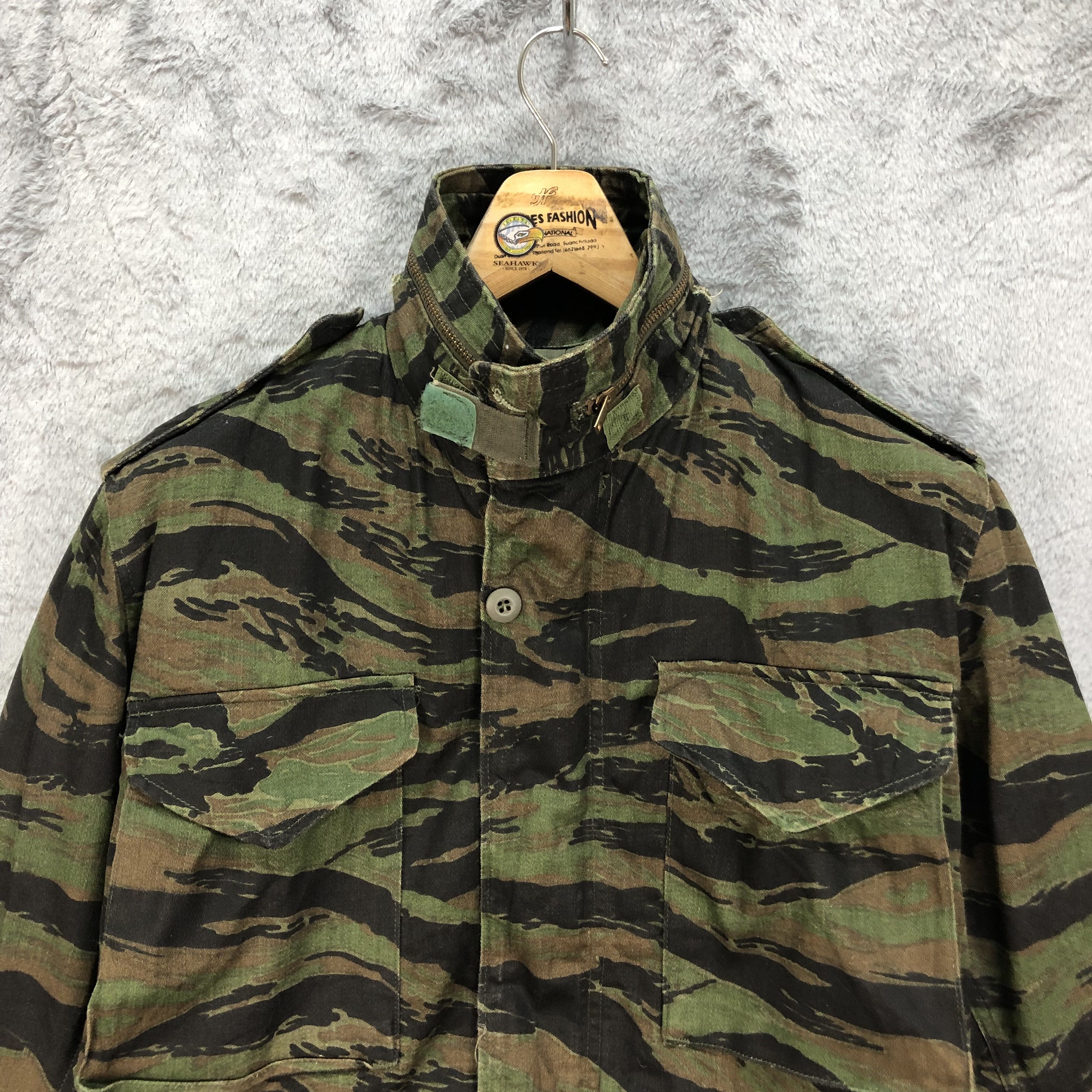 Alpha Industries ALPHA INDUSTRIES ARMY TIGER STRIPED FIELD JACKET #5495-193 Size US XS / EU 42 / 0 - 2 Thumbnail