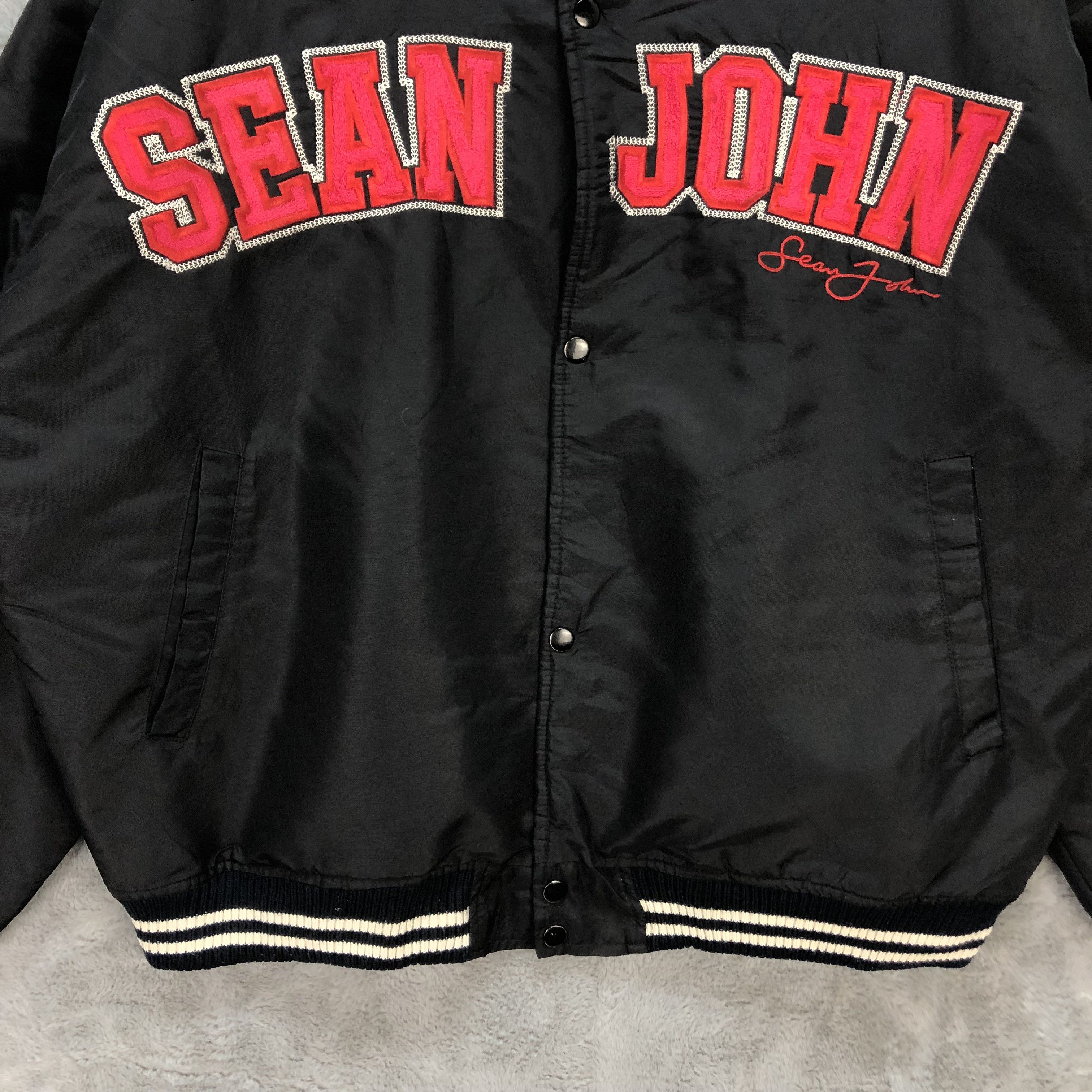 Sean John SEAN JOHN BIG LOGO VARSITY JACKET #6326-60 Size US XL / EU 56 / 4 - 5 Thumbnail