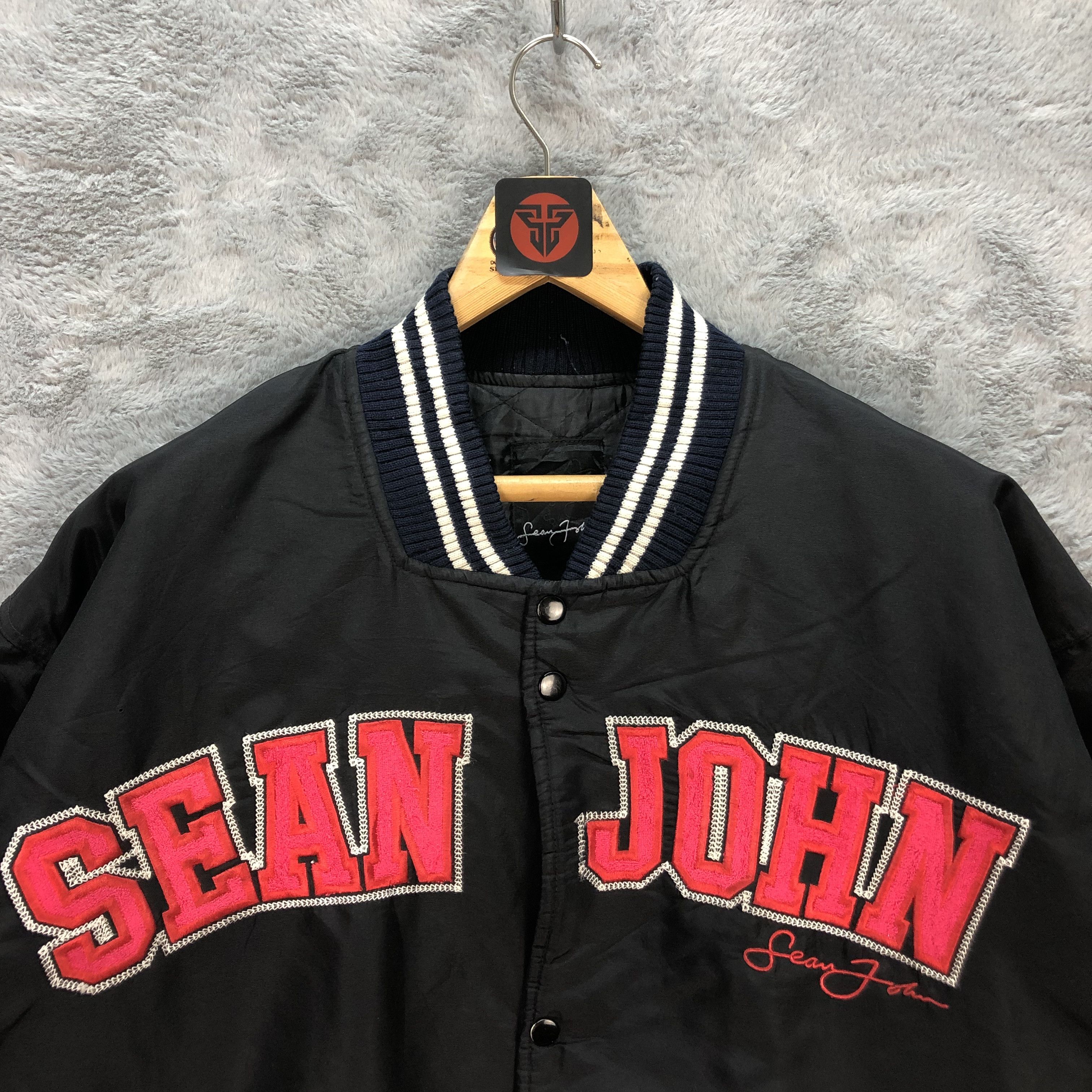 Sean John SEAN JOHN BIG LOGO VARSITY JACKET #6326-60 Size US XL / EU 56 / 4 - 2 Thumbnail