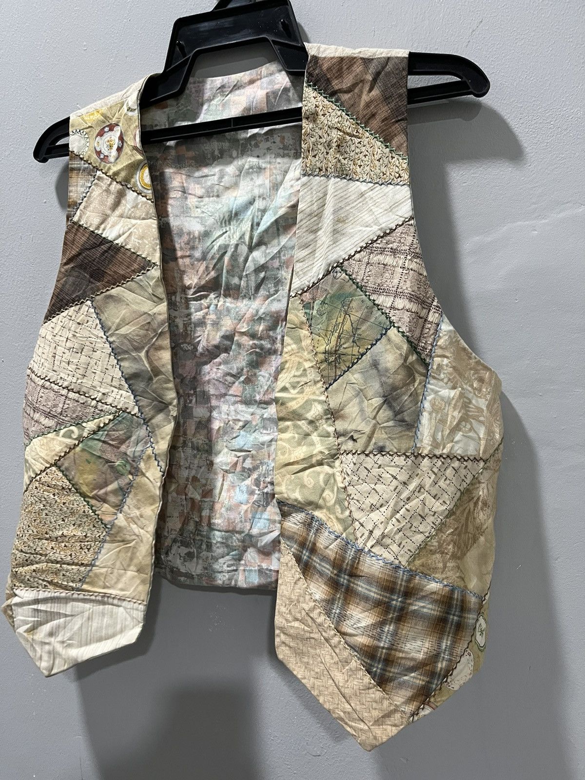 Japanese Brand Japanese Patch work Vest Size US M / EU 48-50 / 2 - 4 Thumbnail