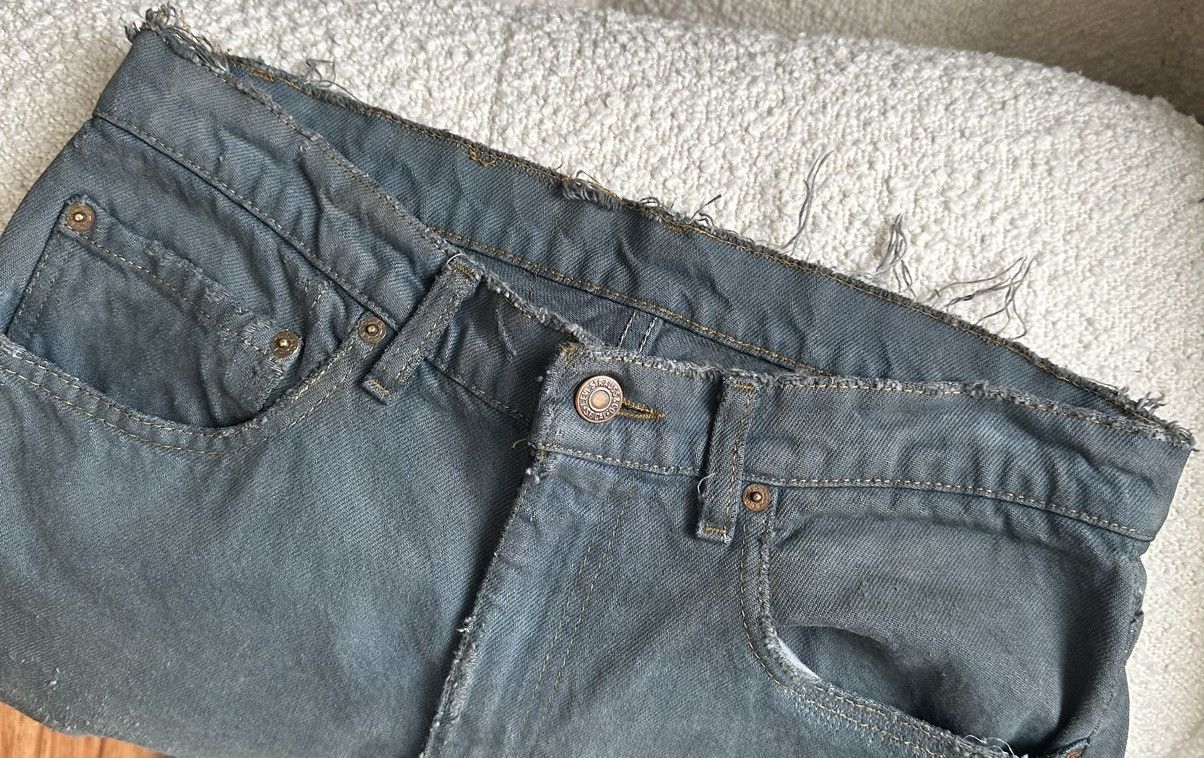 Levi's (31x31) VINTAGE CRAZY FADED TEAL Levi’s 505 JEANS Size US 31 - 10 Thumbnail