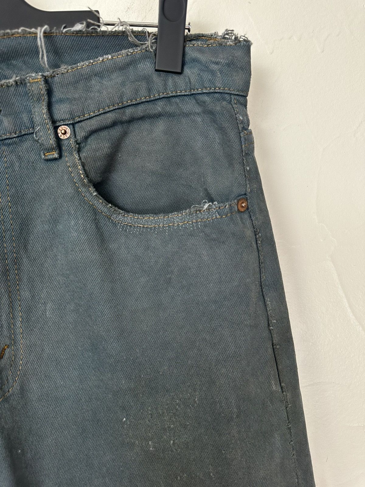 Levi's (31x31) VINTAGE CRAZY FADED TEAL Levi’s 505 JEANS Size US 31 - 5 Thumbnail