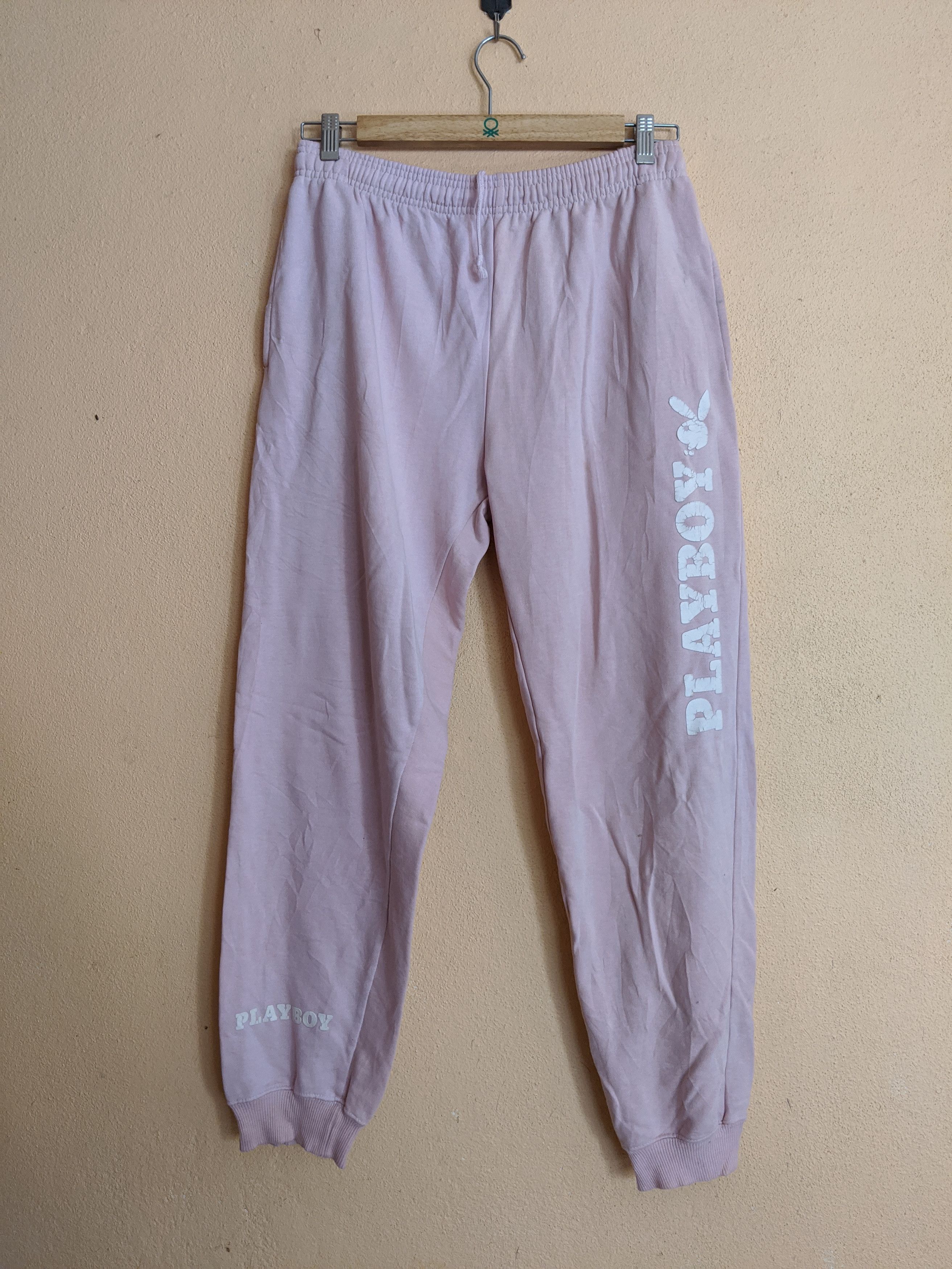 Japanese Brand Vintage Playboy joggerpants Size US 30 / EU 46 - 1 Thumbnail