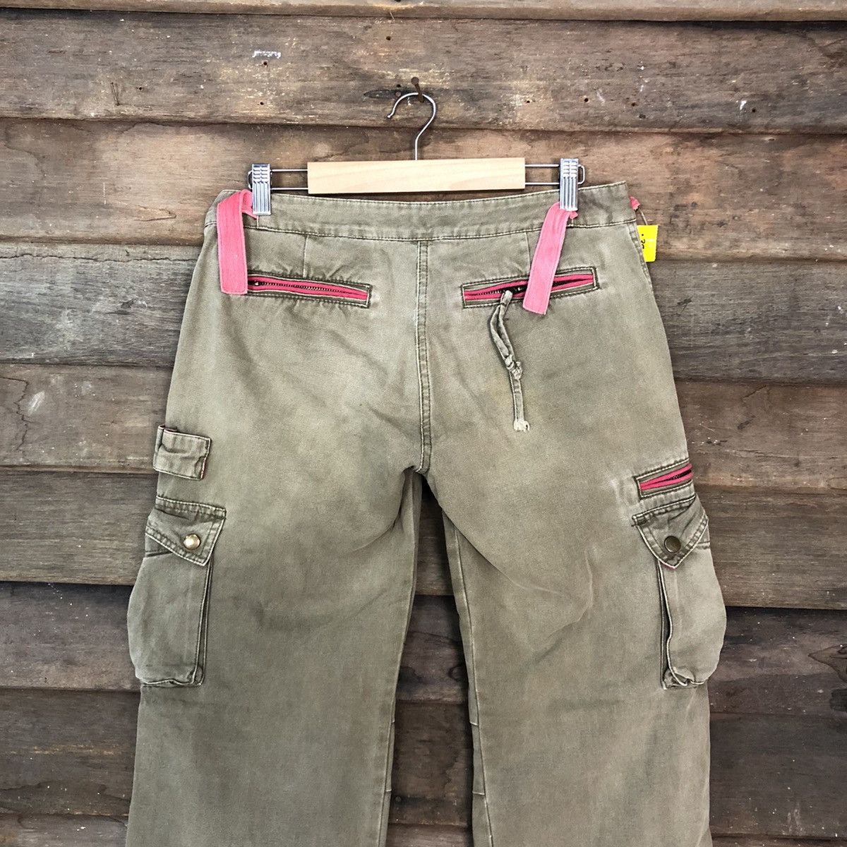 Japanese Brand DL AFT Jeans Brown Multipocket Tactical Cargo Pants #3811 Size 29" - 10 Thumbnail