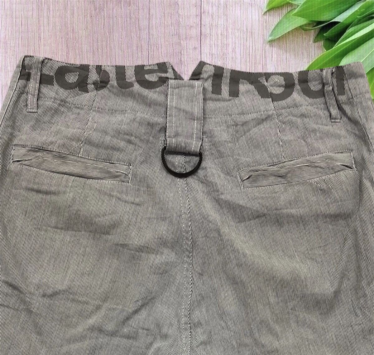 Japanese Brand PPFM 3 quarter stripe pants Size US 33 - 6 Thumbnail