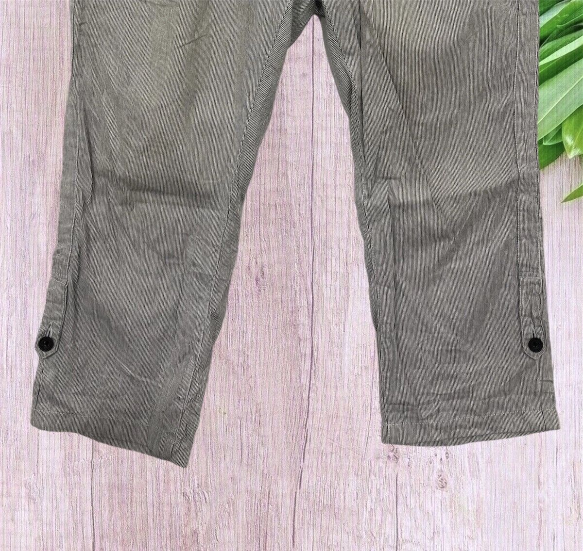 Japanese Brand PPFM 3 quarter stripe pants Size US 33 - 3 Thumbnail