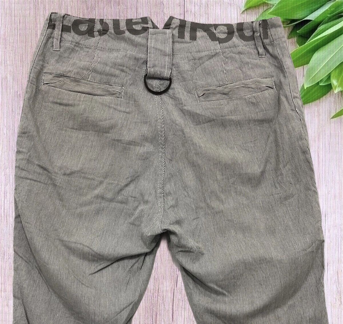 Japanese Brand PPFM 3 quarter stripe pants Size US 33 - 5 Thumbnail