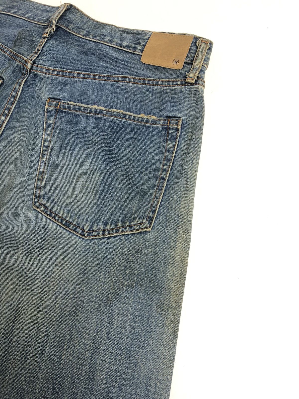 Japanese Brand Japanese Uniqlo Selvedge 2 Tone Color Denim Pants Size US 32 / EU 48 - 17 Thumbnail
