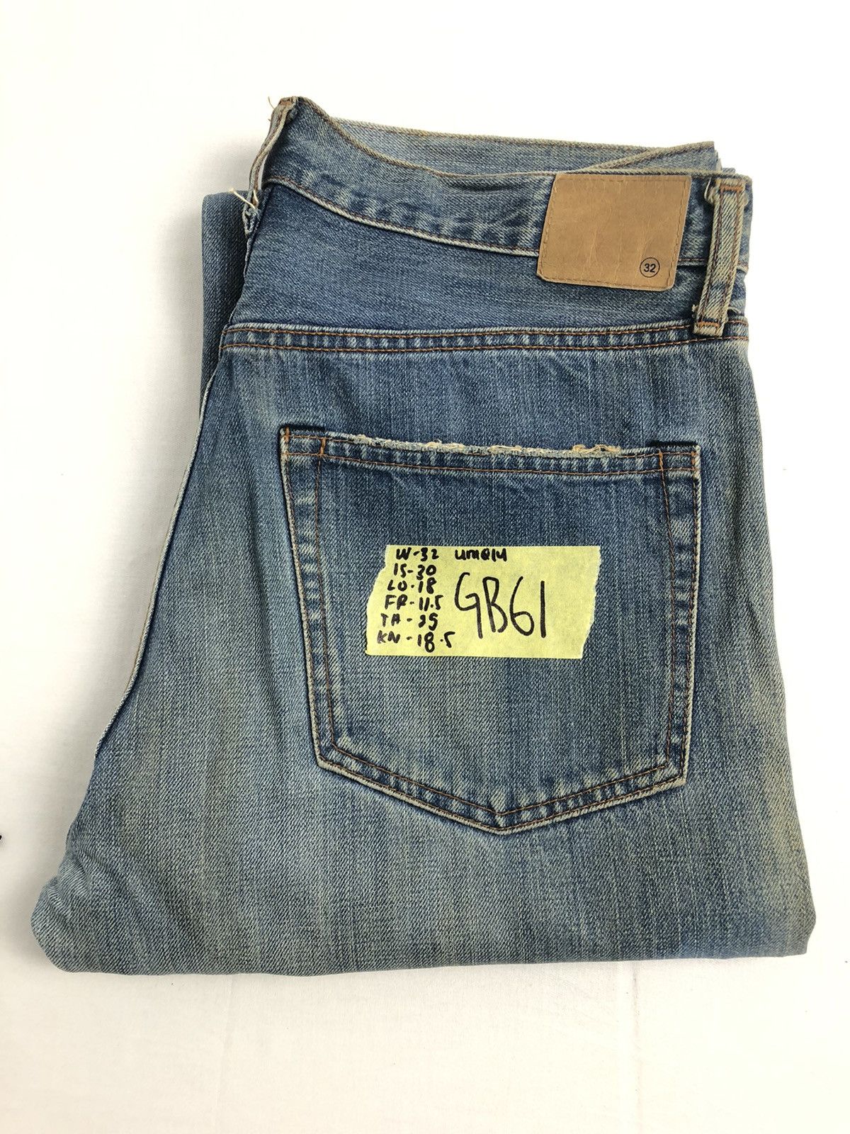 Japanese Brand Japanese Uniqlo Selvedge 2 Tone Color Denim Pants Size US 32 / EU 48 - 25 Thumbnail