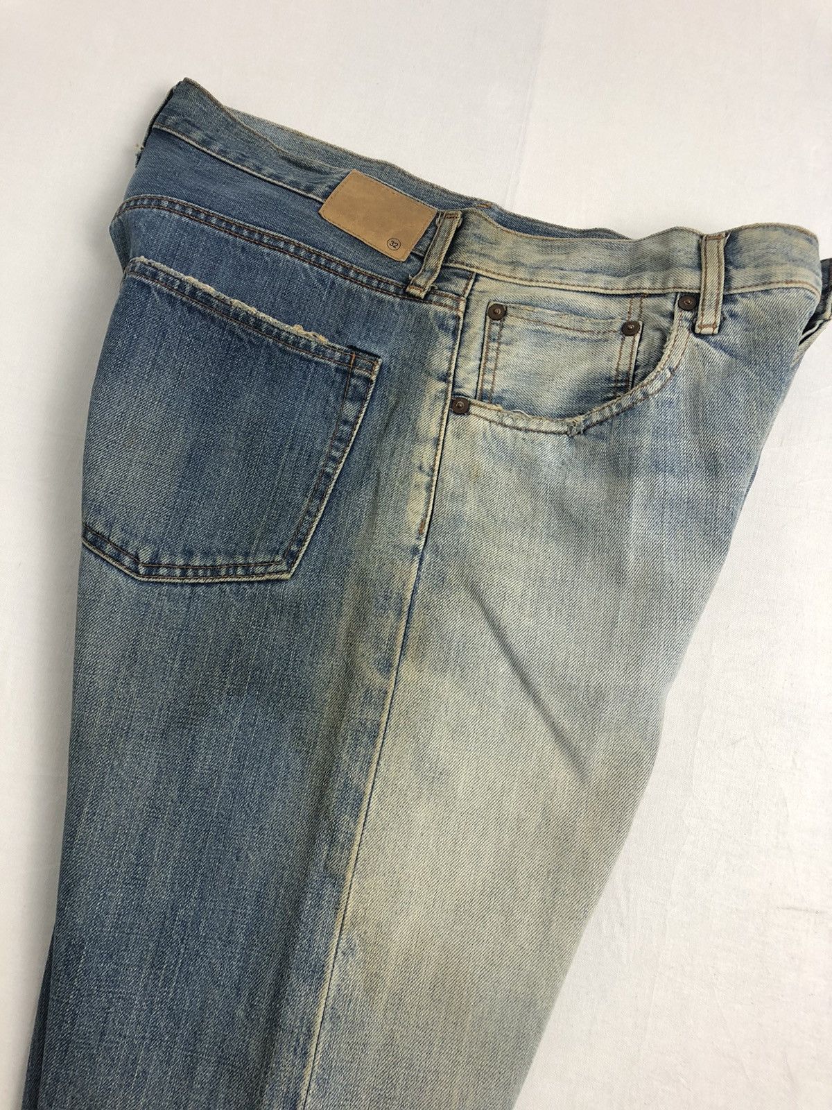Japanese Brand Japanese Uniqlo Selvedge 2 Tone Color Denim Pants Size US 32 / EU 48 - 23 Thumbnail