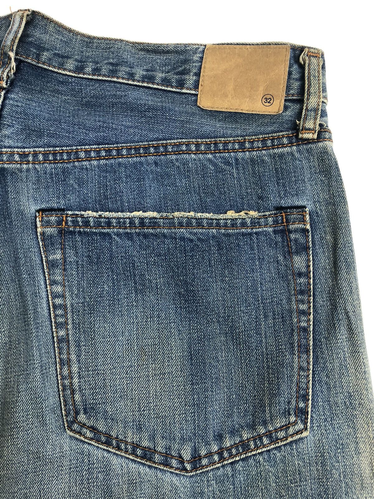 Japanese Brand Japanese Uniqlo Selvedge 2 Tone Color Denim Pants Size US 32 / EU 48 - 19 Thumbnail