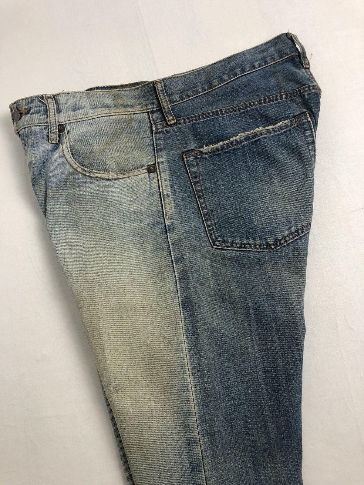 Japanese Brand Japanese Uniqlo Selvedge 2 Tone Color Denim Pants Size US 32 / EU 48 - 24 Thumbnail
