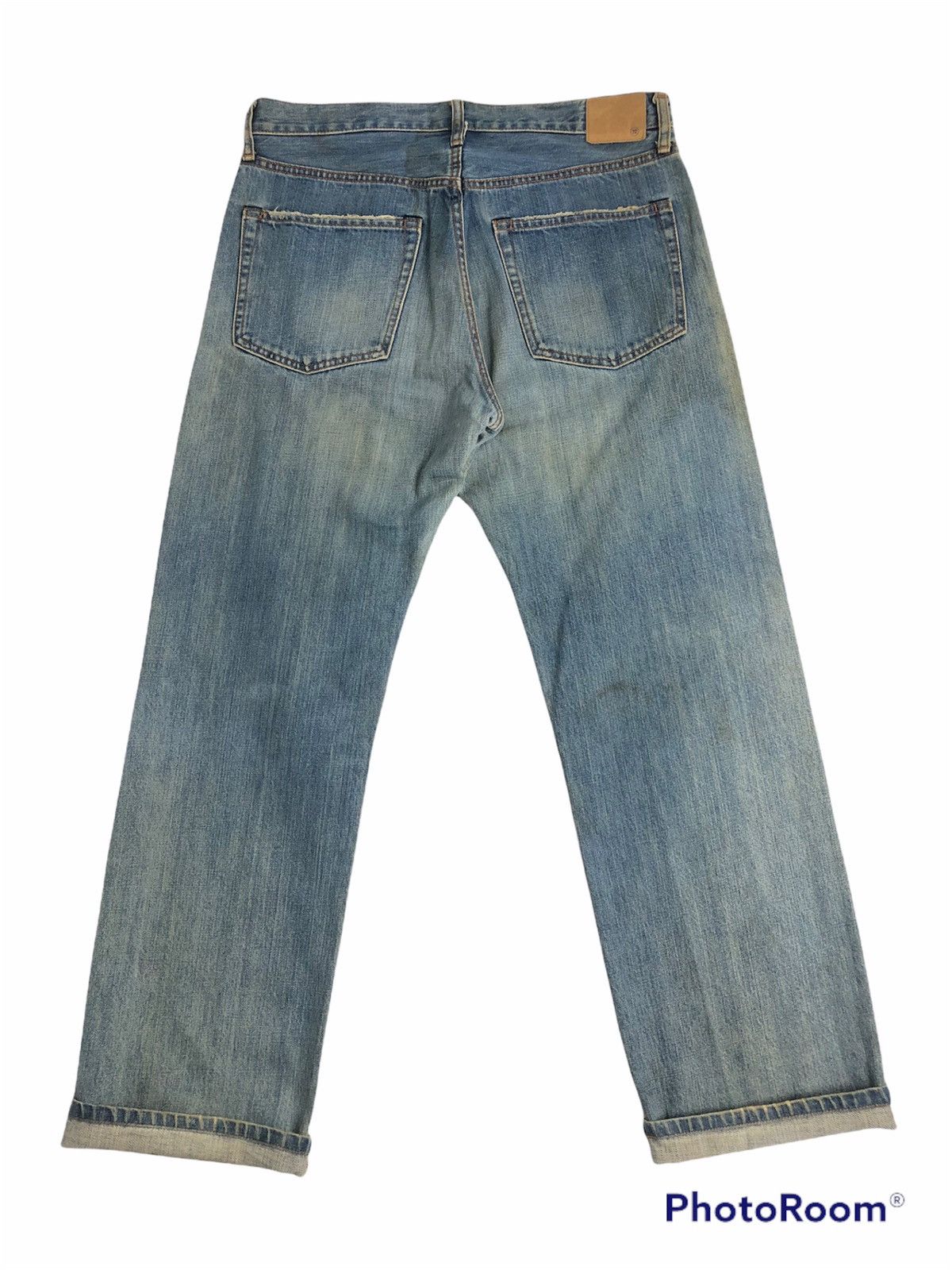 Japanese Brand Japanese Uniqlo Selvedge 2 Tone Color Denim Pants Size US 32 / EU 48 - 2 Thumbnail