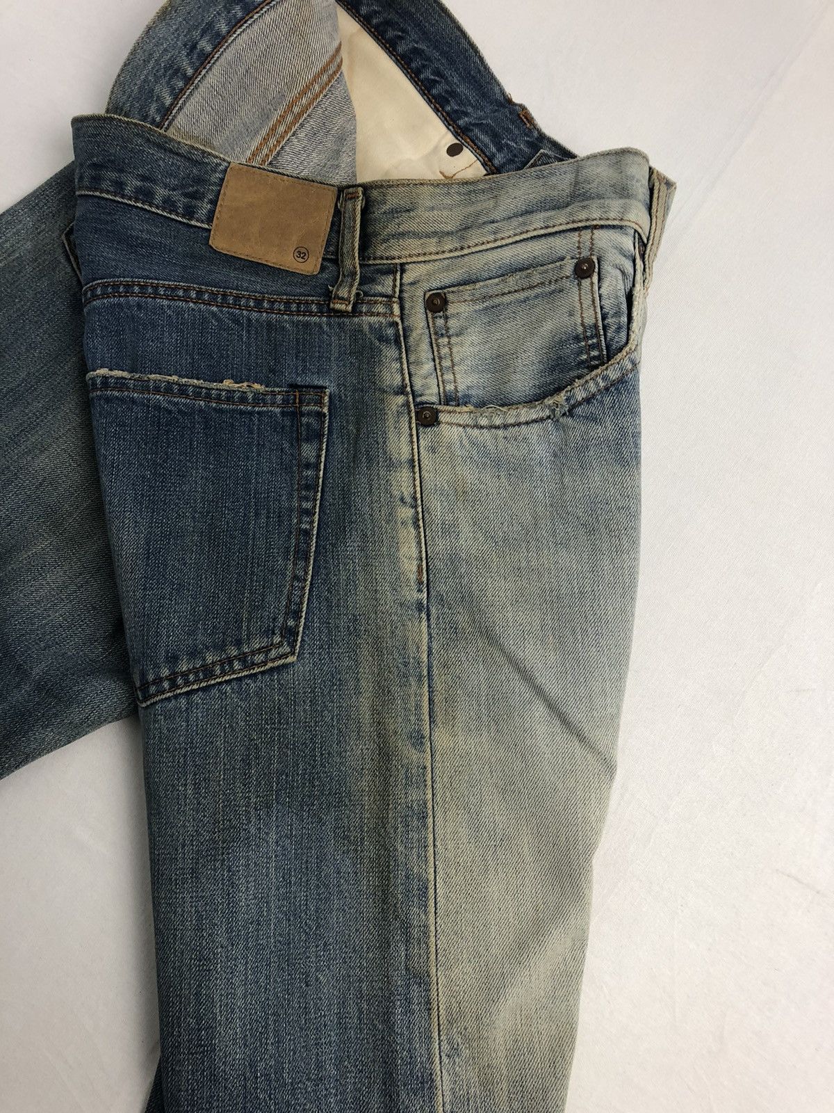 Japanese Brand Japanese Uniqlo Selvedge 2 Tone Color Denim Pants Size US 32 / EU 48 - 22 Thumbnail