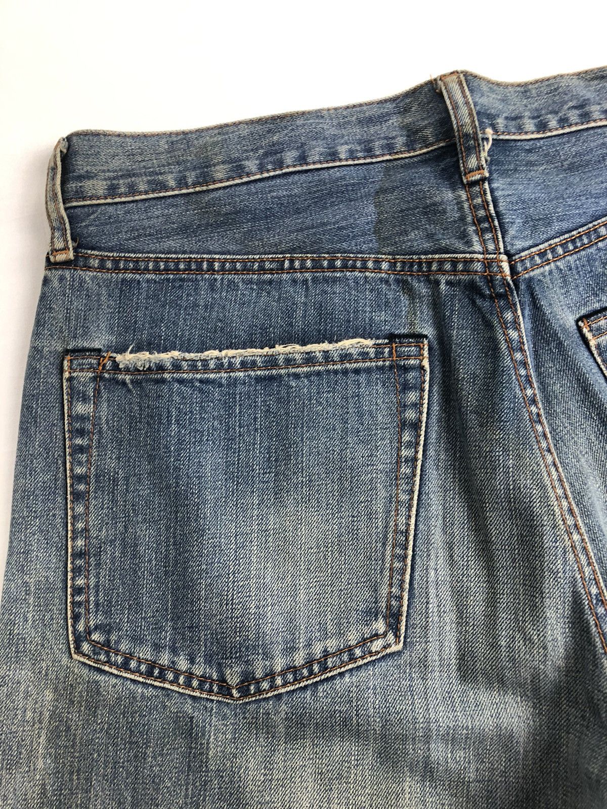 Japanese Brand Japanese Uniqlo Selvedge 2 Tone Color Denim Pants Size US 32 / EU 48 - 20 Thumbnail
