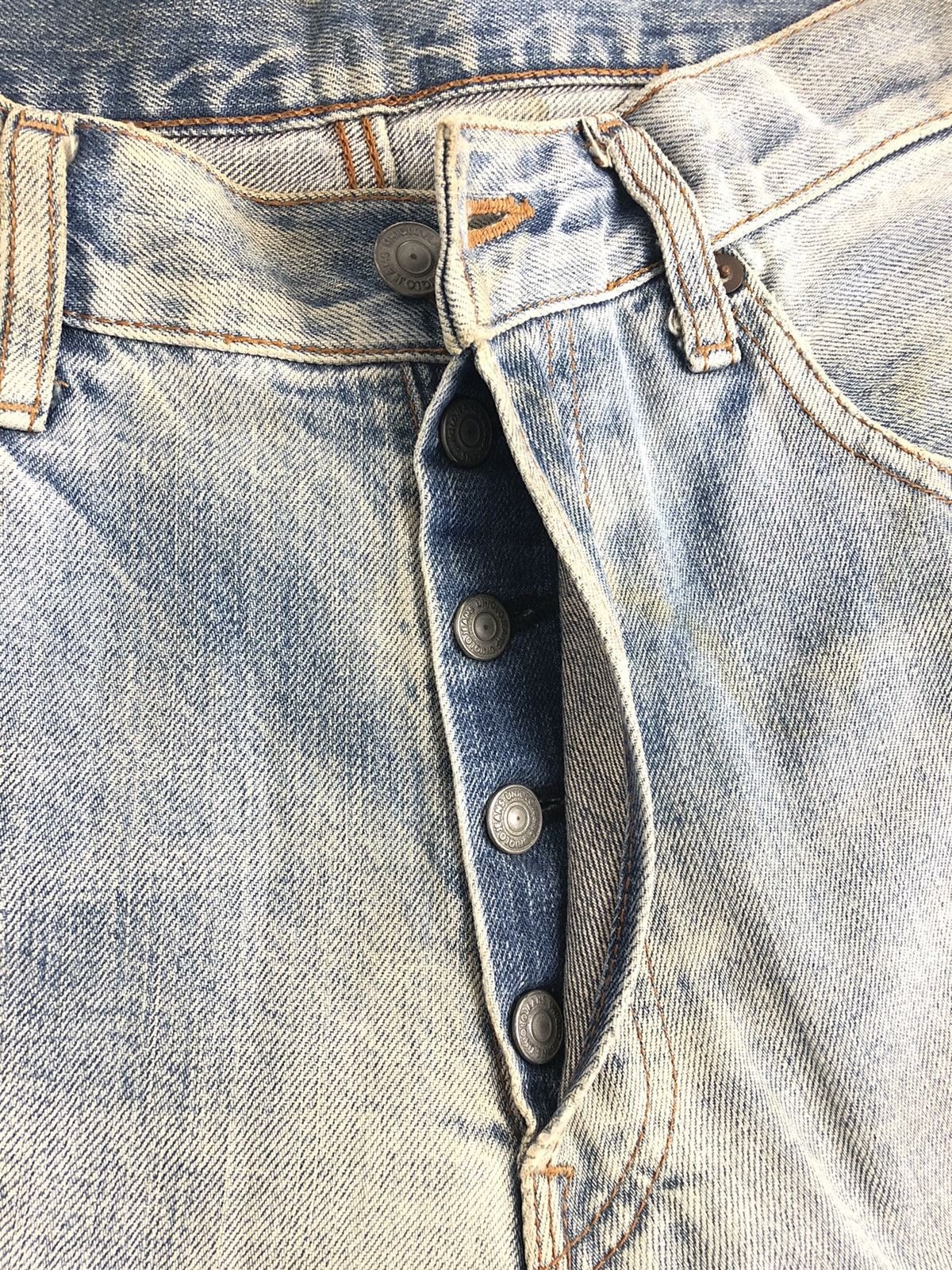 Japanese Brand Japanese Uniqlo Selvedge 2 Tone Color Denim Pants Size US 32 / EU 48 - 11 Thumbnail