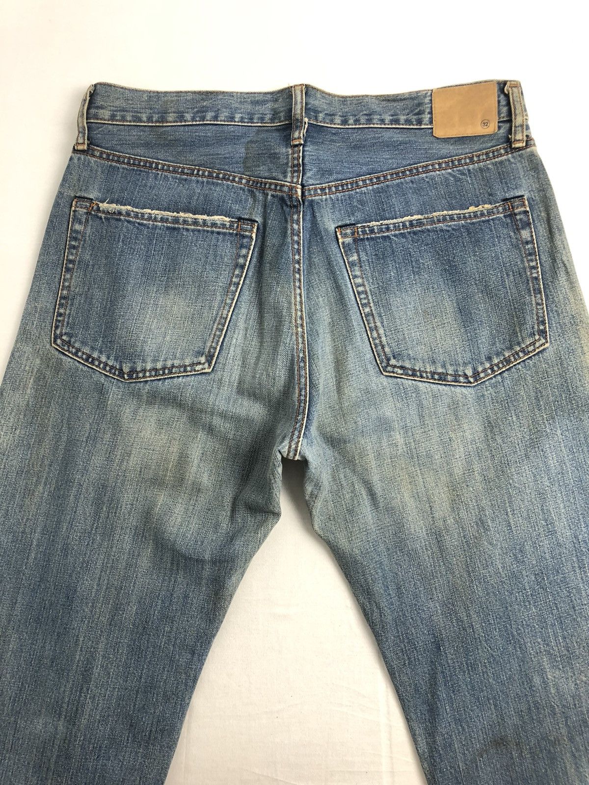Japanese Brand Japanese Uniqlo Selvedge 2 Tone Color Denim Pants Size US 32 / EU 48 - 16 Thumbnail