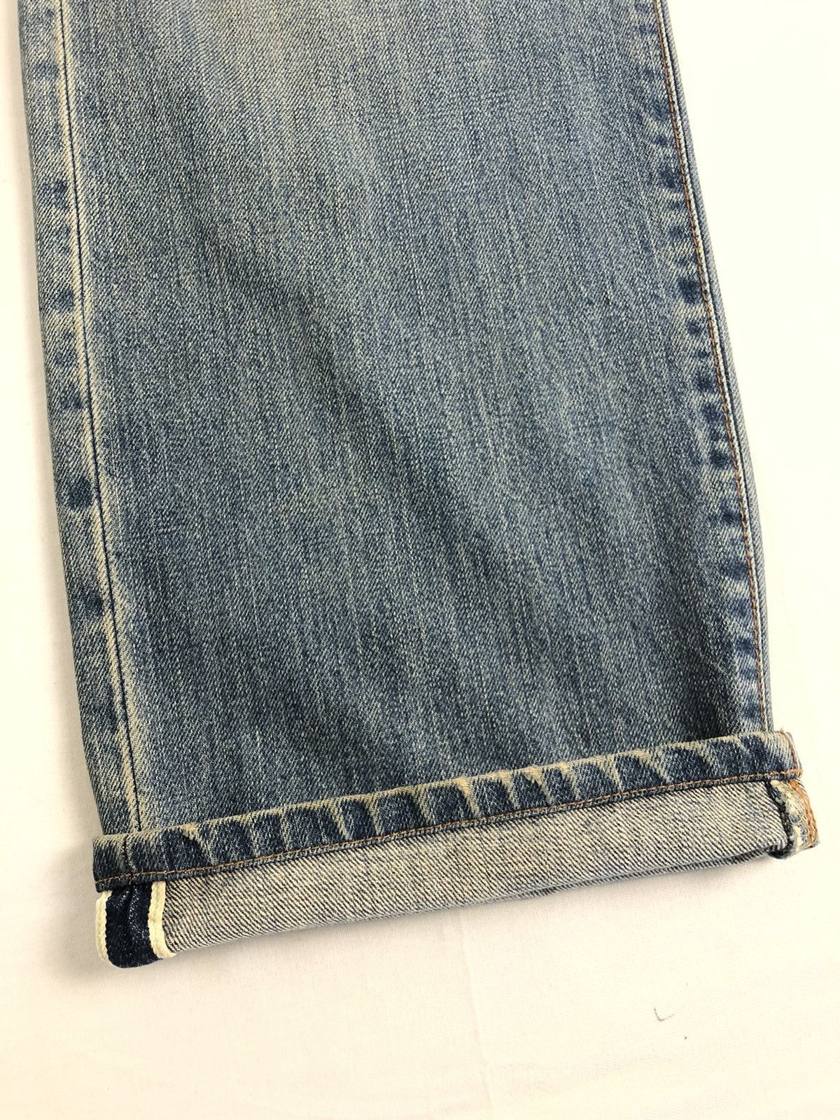 Japanese Brand Japanese Uniqlo Selvedge 2 Tone Color Denim Pants Size US 32 / EU 48 - 7 Thumbnail