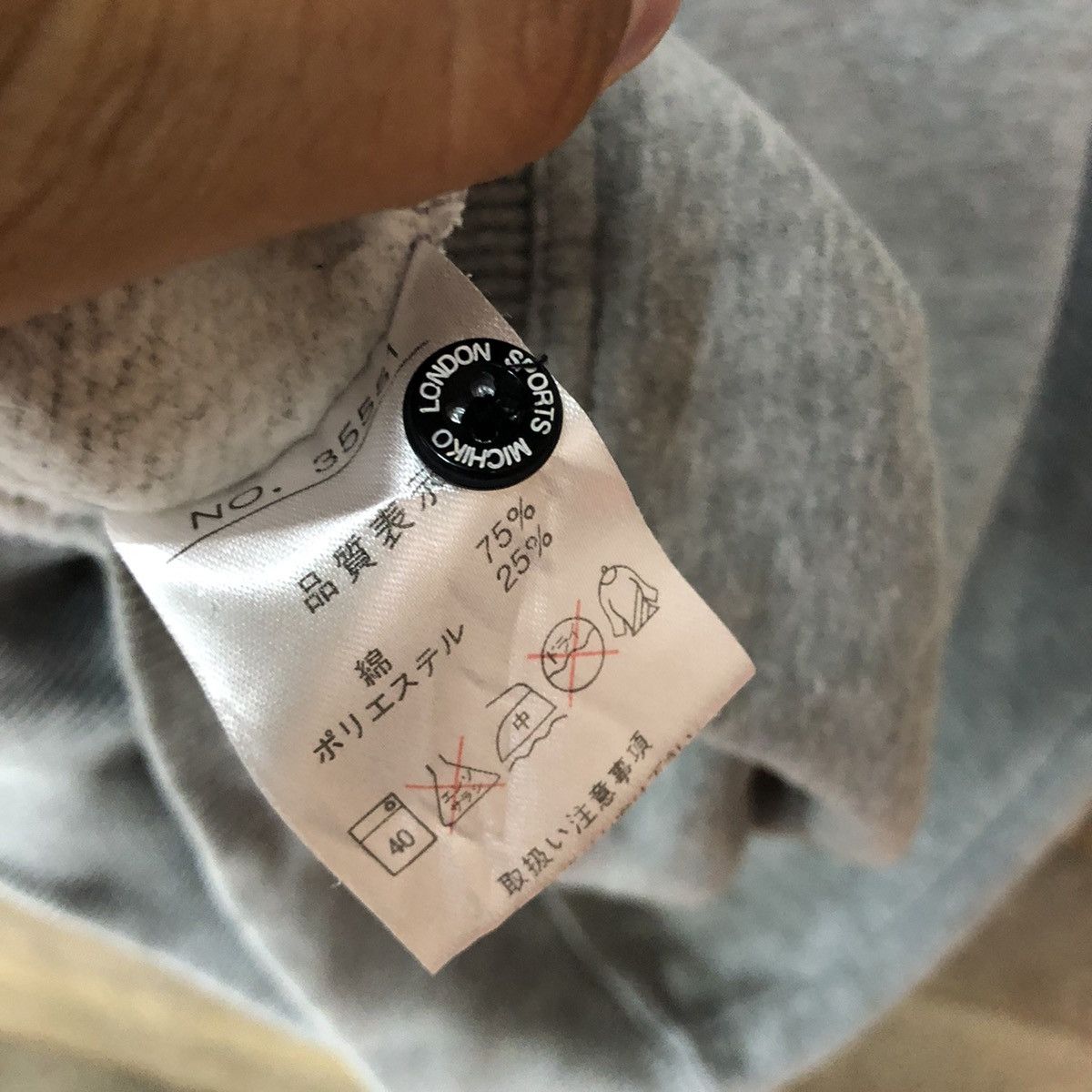 Michiko Koshino Michiko London vintage Grey Sweatshirt #3717 Size US M / EU 48-50 / 2 - 14 Thumbnail