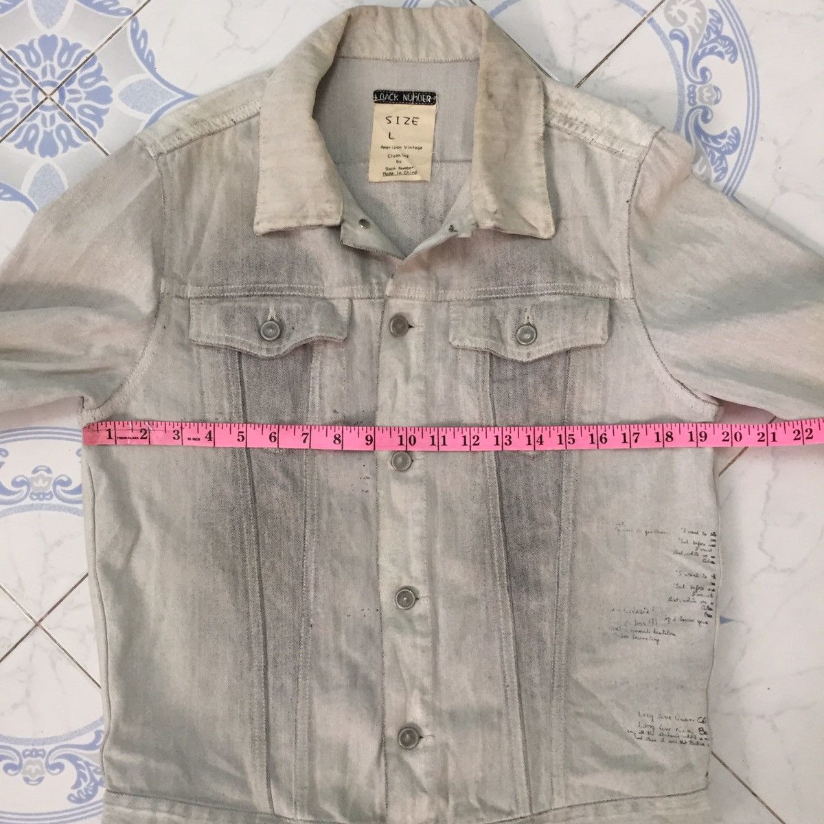 Japanese Brand American Vtg Clothing By Back Number Jacket Size US L / EU 52-54 / 3 - 22 Thumbnail